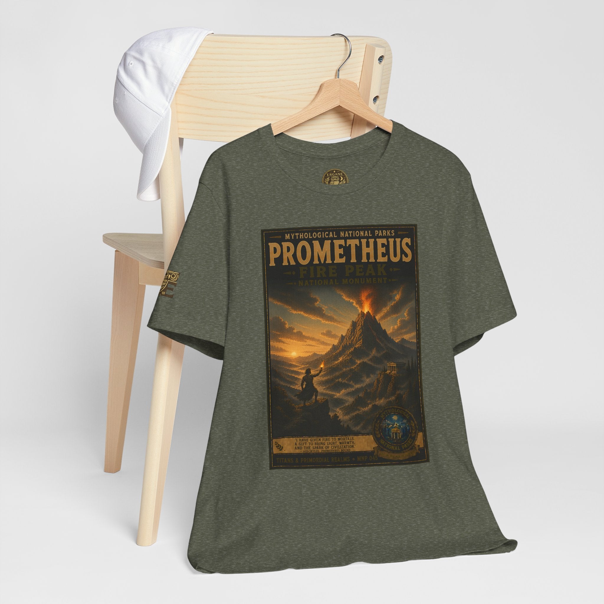 Mythological National Parks COLLECTION V- #045-050 TITANS & PRIMORDIAL REALMS | Vintage nature poster Tee | Mythological National Parks graphic shirt