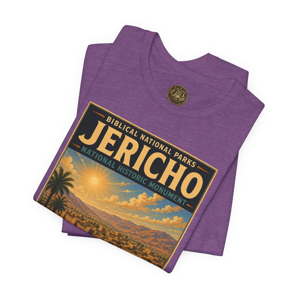 Biblical National Parks Collection III- The Promised Land #016/018 Joshua 6 | Vintage nature poster Tee | Biblical national parks graphic shirt