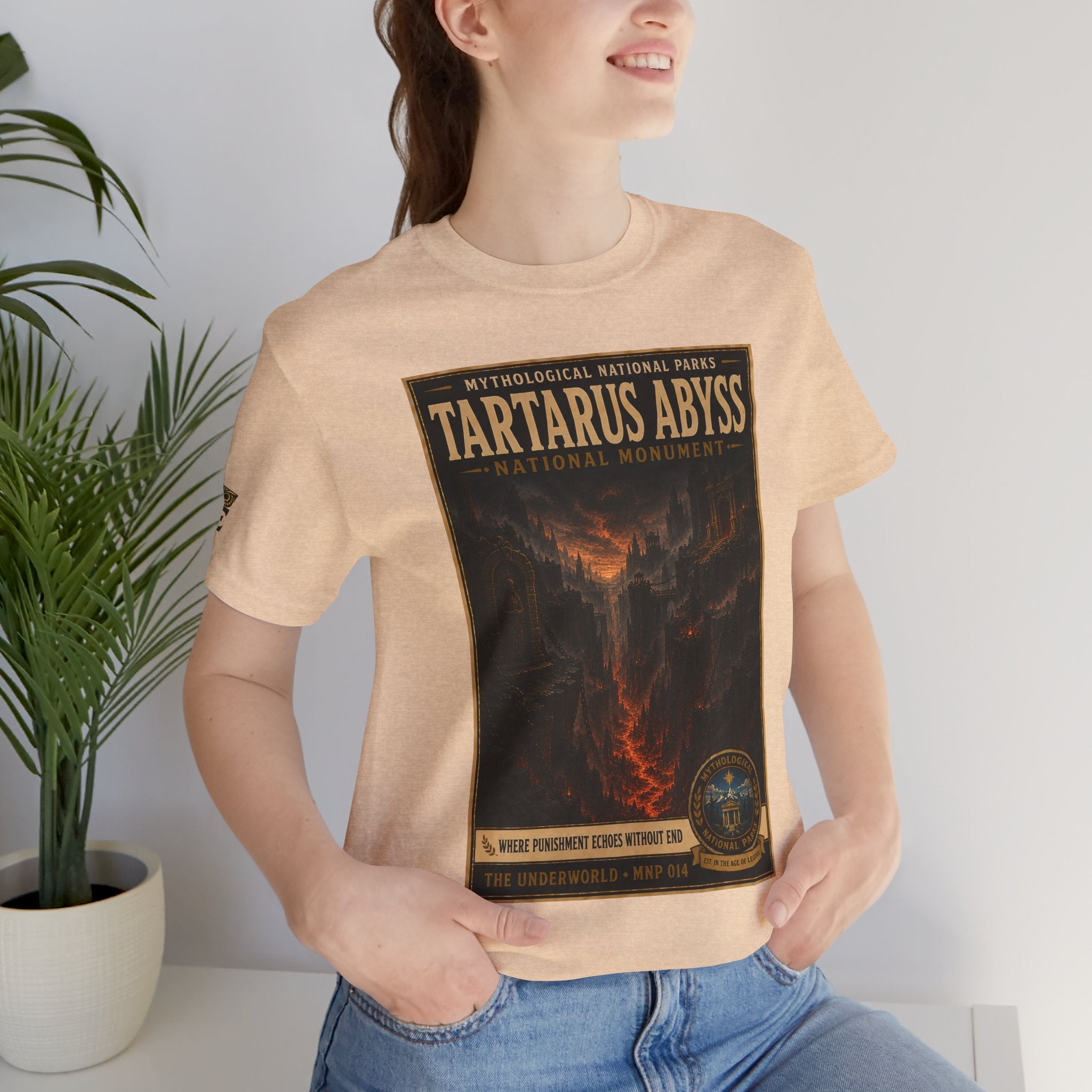 Mythological National Parks Collection II- #014-016 -The Underworld | Vintage nature poster Tee | Mythological National Parks graphic shirt