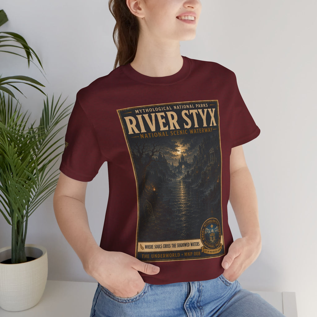 Mythological National Parks Collection II- #008-016 -The Underworld | Vintage nature poster Tee | Mythological National Parks graphic shirt