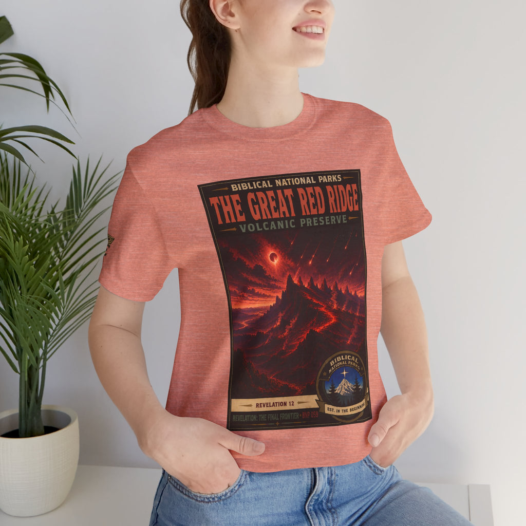 Biblical National Parks Collection X- #059/061 - Revelation: The Final Frontier | Revelation 12 | Vintage nature poster Tee | Biblical national parks graphic shirt