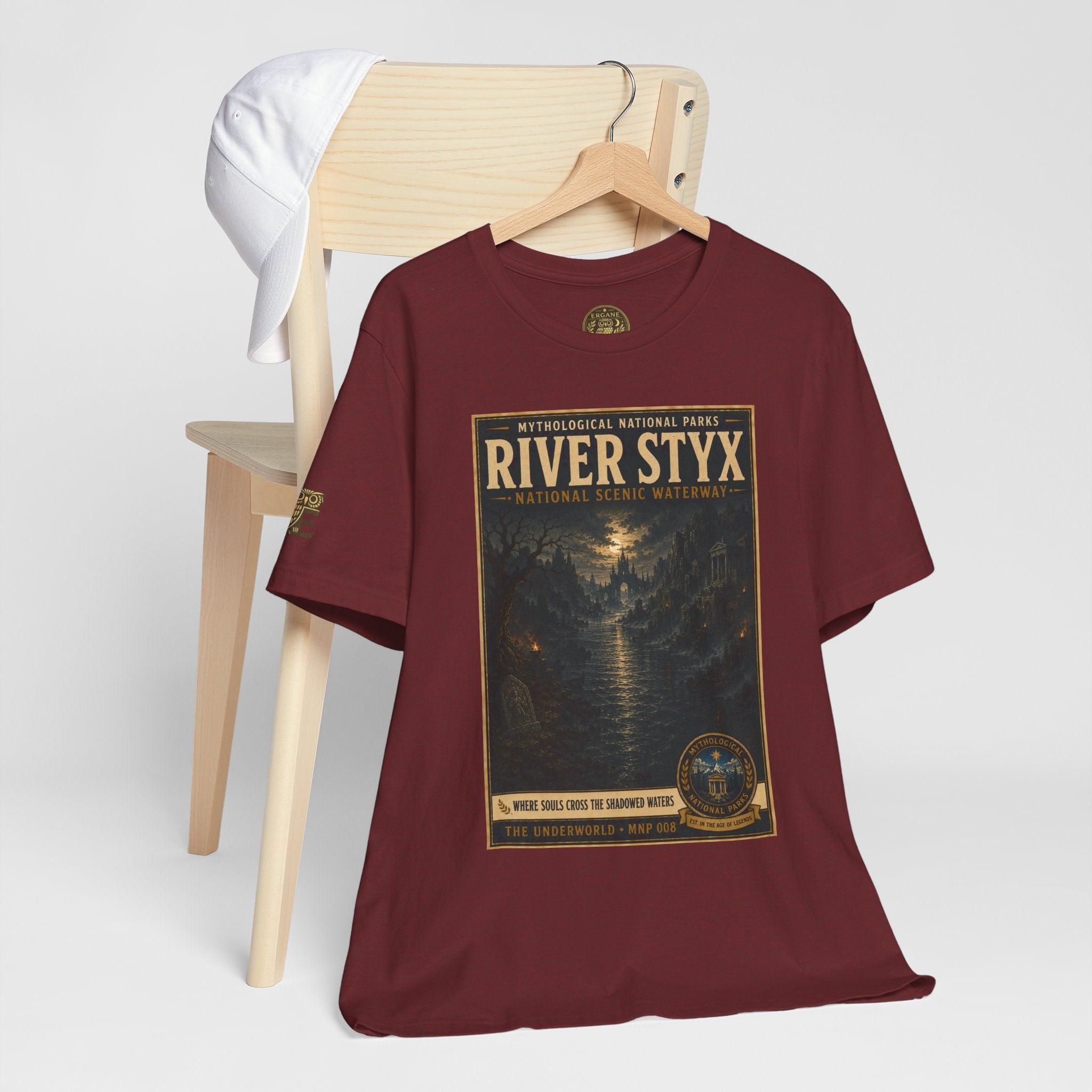Mythological National Parks Collection II- #008-016 -The Underworld | Vintage nature poster Tee | Mythological National Parks graphic shirt