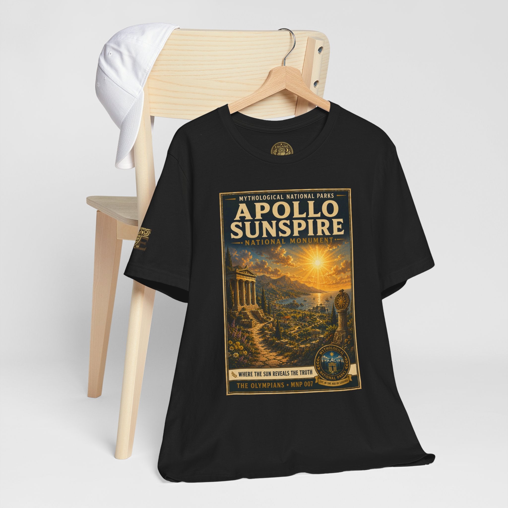 Mythological National Parks Collection I- #007-007 -The Olympians | Vintage nature poster Tee | Mythological National Parks graphic shirt