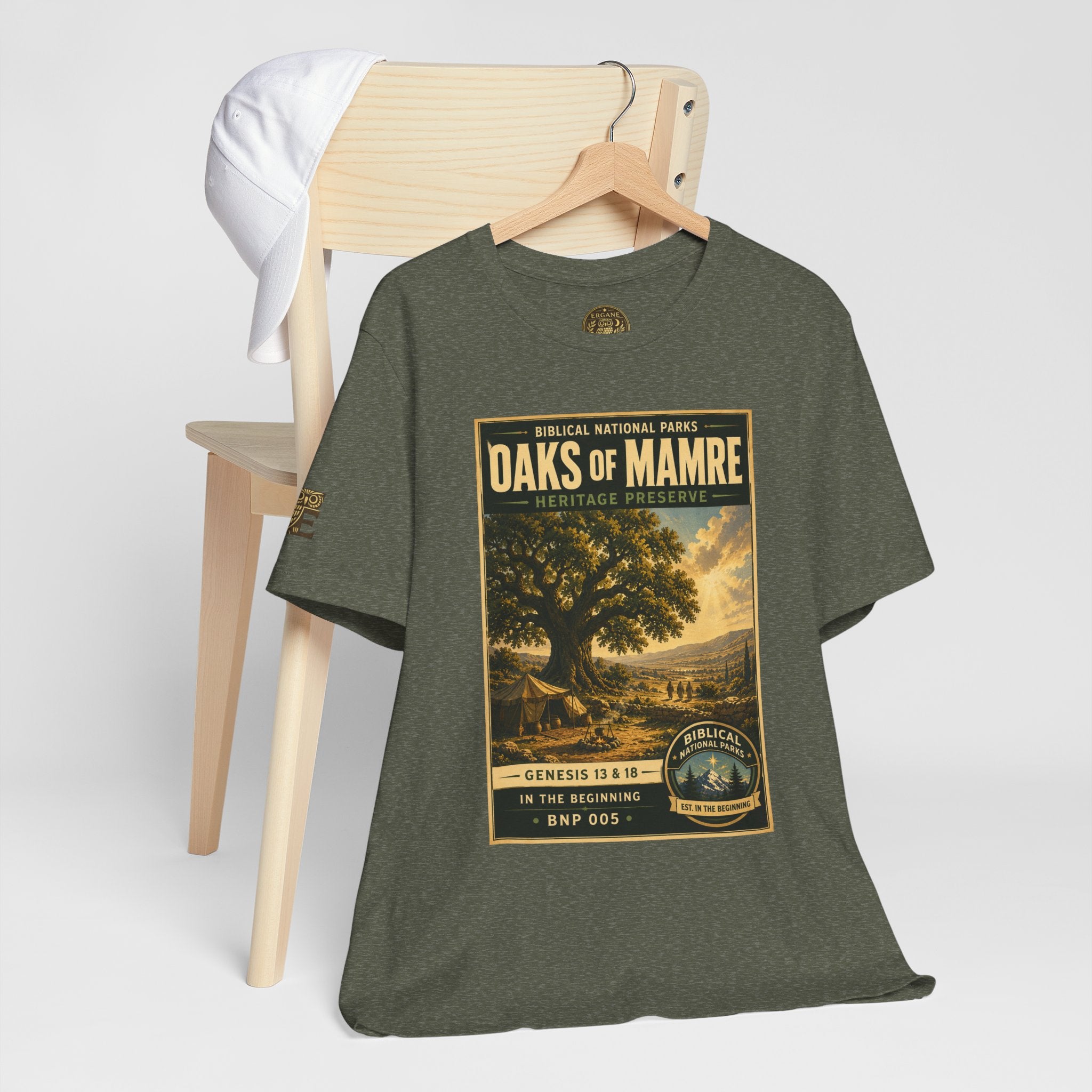 Biblical National Parks Collection I- In The Beginning #005/006 Genesis 13 & 18 | Vintage nature poster Tee | Biblical national parks graphic shirt