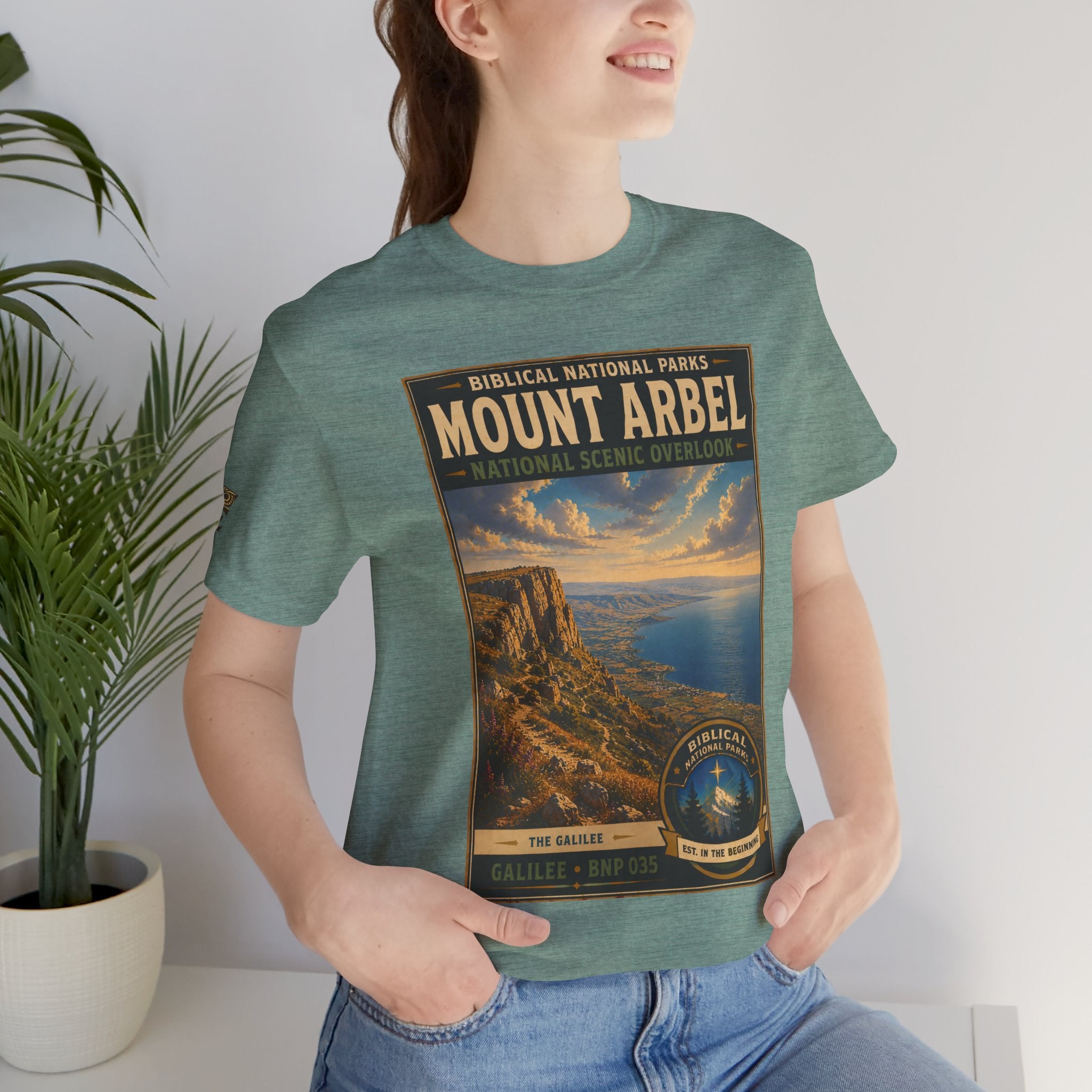 Biblical National Parks Collection VI- Galilee #035/035 The Galilee | Vintage nature poster Tee | Biblical national parks graphic shirt