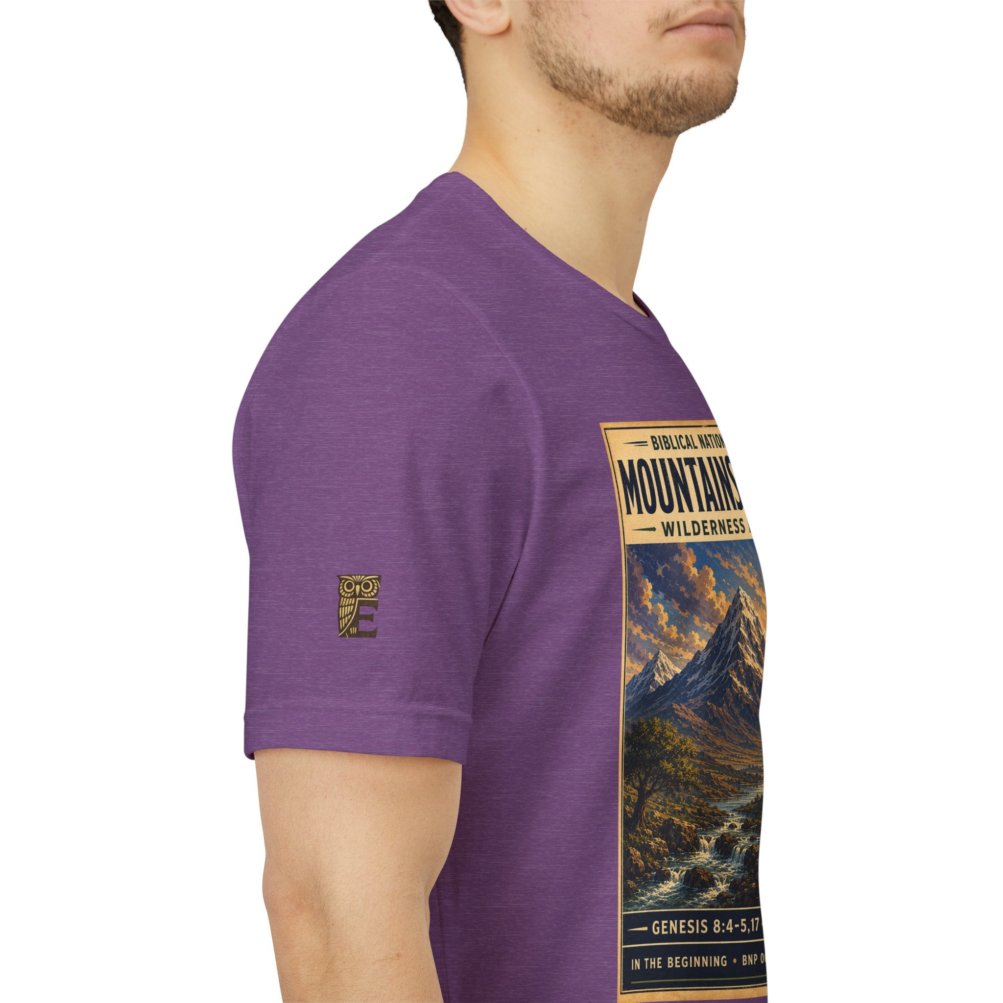 Biblical National Parks Collection I- In The Beginning #004/006 Genesis 8:4-5,17 | Vintage nature poster Tee | Biblical national parks graphic shirt