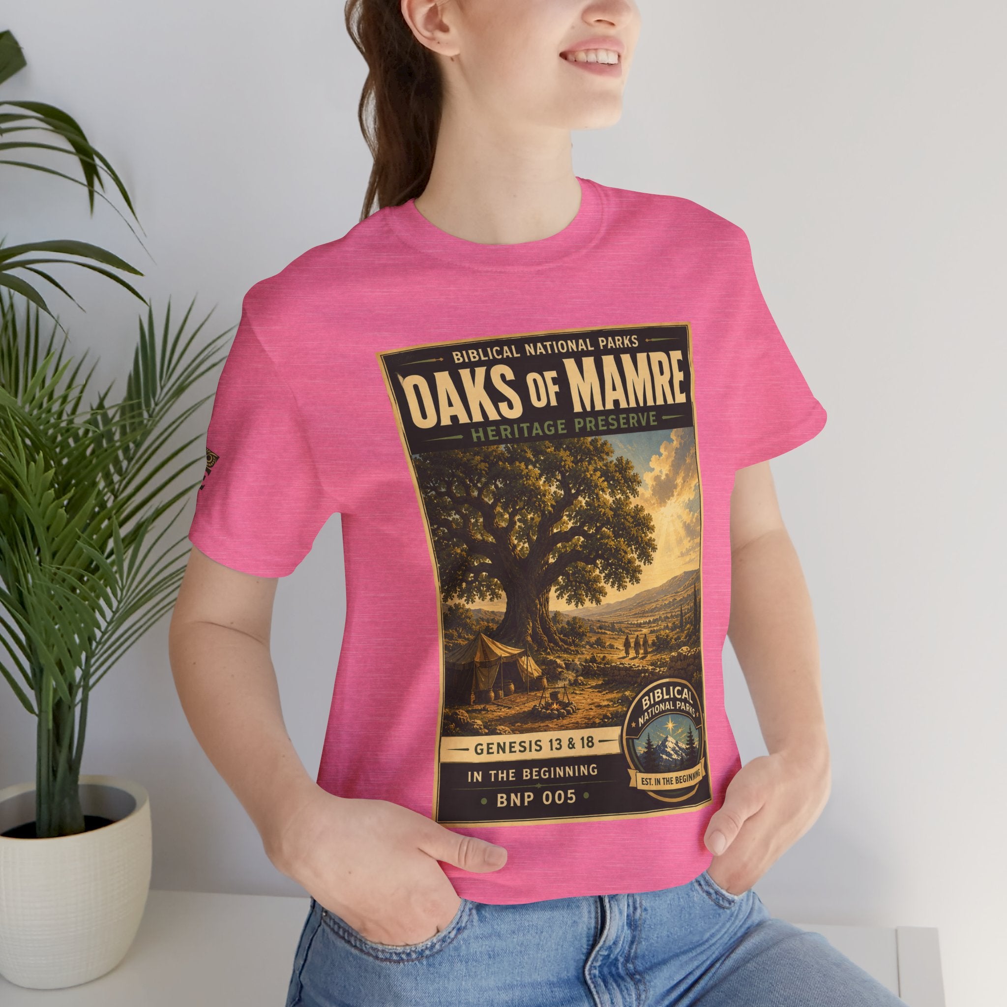 Biblical National Parks Collection I- In The Beginning #005/006 Genesis 13 & 18 | Vintage nature poster Tee | Biblical national parks graphic shirt