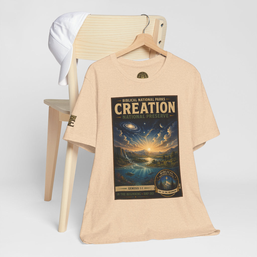 Biblical National Park Collection I- In The Beginning #001/006 - Genisis 1:1 T-Shirt | Biblical National Parks landscape tee