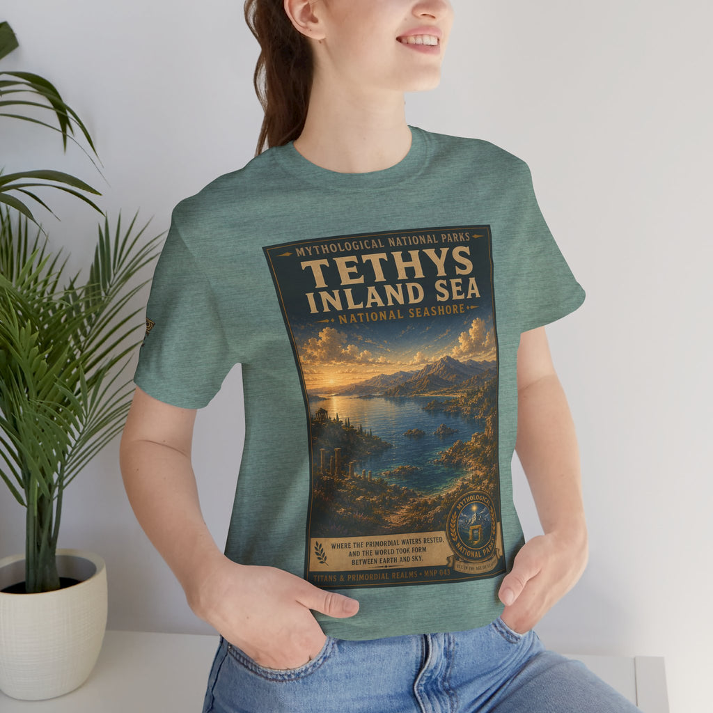 Mythological National Parks COLLECTION V- #043-050 TITANS & PRIMORDIAL REALMS | Vintage nature poster Tee | Mythological National Parks graphic shirt