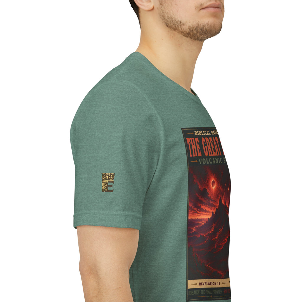 Biblical National Parks Collection X- #059/061 - Revelation: The Final Frontier | Revelation 12 | Vintage nature poster Tee | Biblical national parks graphic shirt