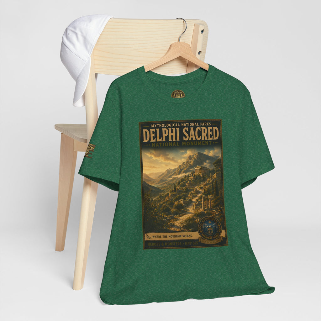 Mythological National Parks Collection III- #025-028 - Heros & Monsters | Vintage nature poster Tee | Mythological National Parks graphic shirt