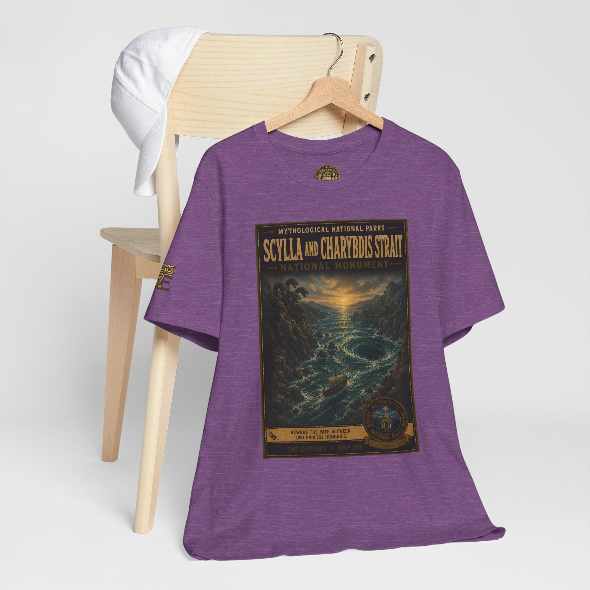 Mythological National Parks Collection IV- #035-038 - THE ODYSSEY | Vintage nature poster Tee | Mythological National Parks graphic shirt