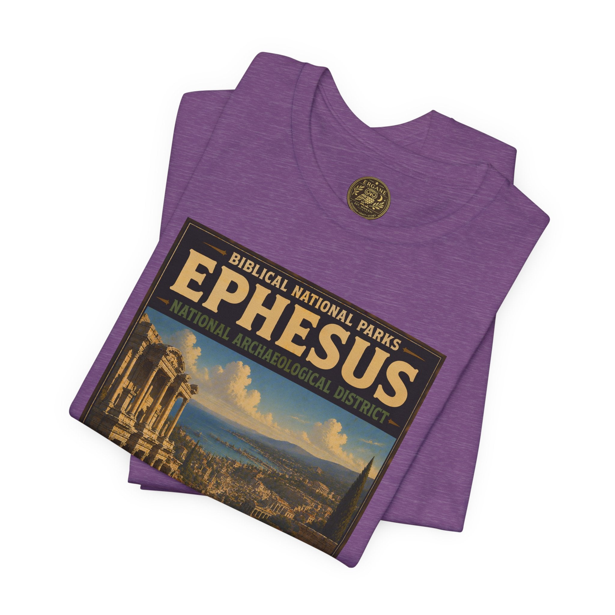 Biblical National Parks Collection VIII- The Apostles' Trails #048/049 | Acts 19 | Vintage nature poster Tee | Biblical national parks graphic shirt