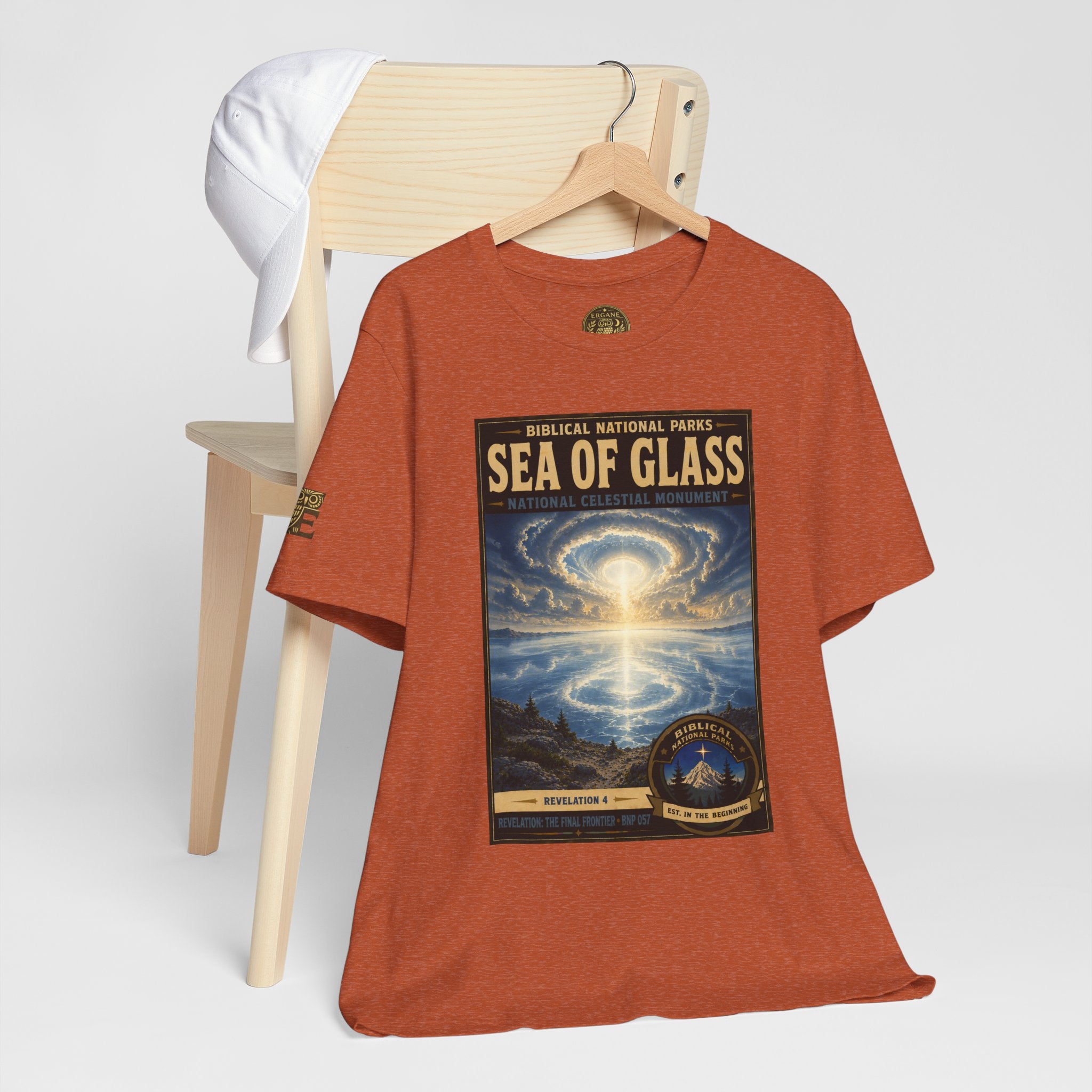 Biblical National Parks Collection X- #057/061 - Revelation: The Final Frontier | Revelation 4 | Vintage nature poster Tee | Biblical national parks graphic shirt