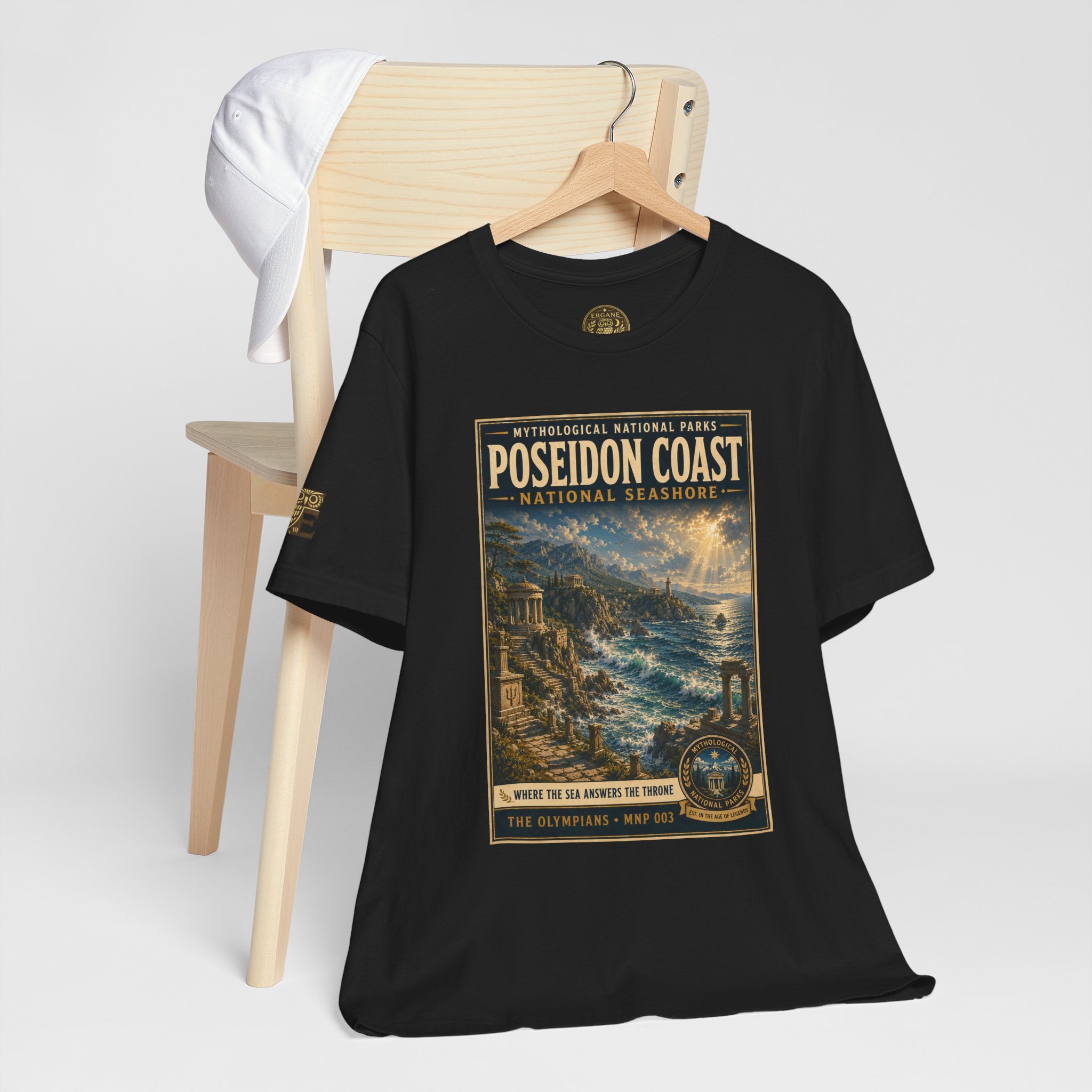 Mythological National Parks Collection I- #003-007 - The Olympians | Vintage nature poster Tee | Mythological National Parks graphic shirt