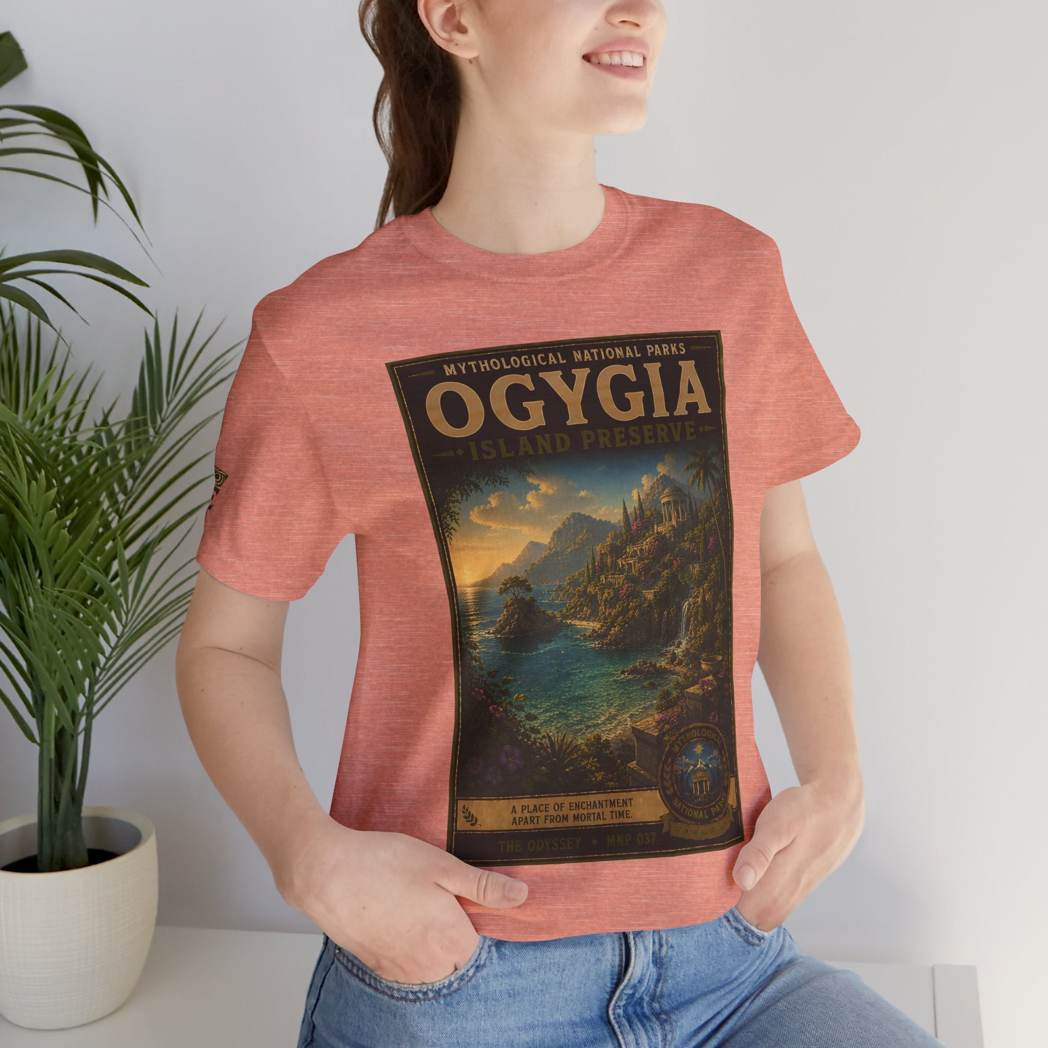 Mythological National Parks Collection IV- #037-038 - THE ODYSSEY | Vintage nature poster Tee | Mythological National Parks graphic shirt