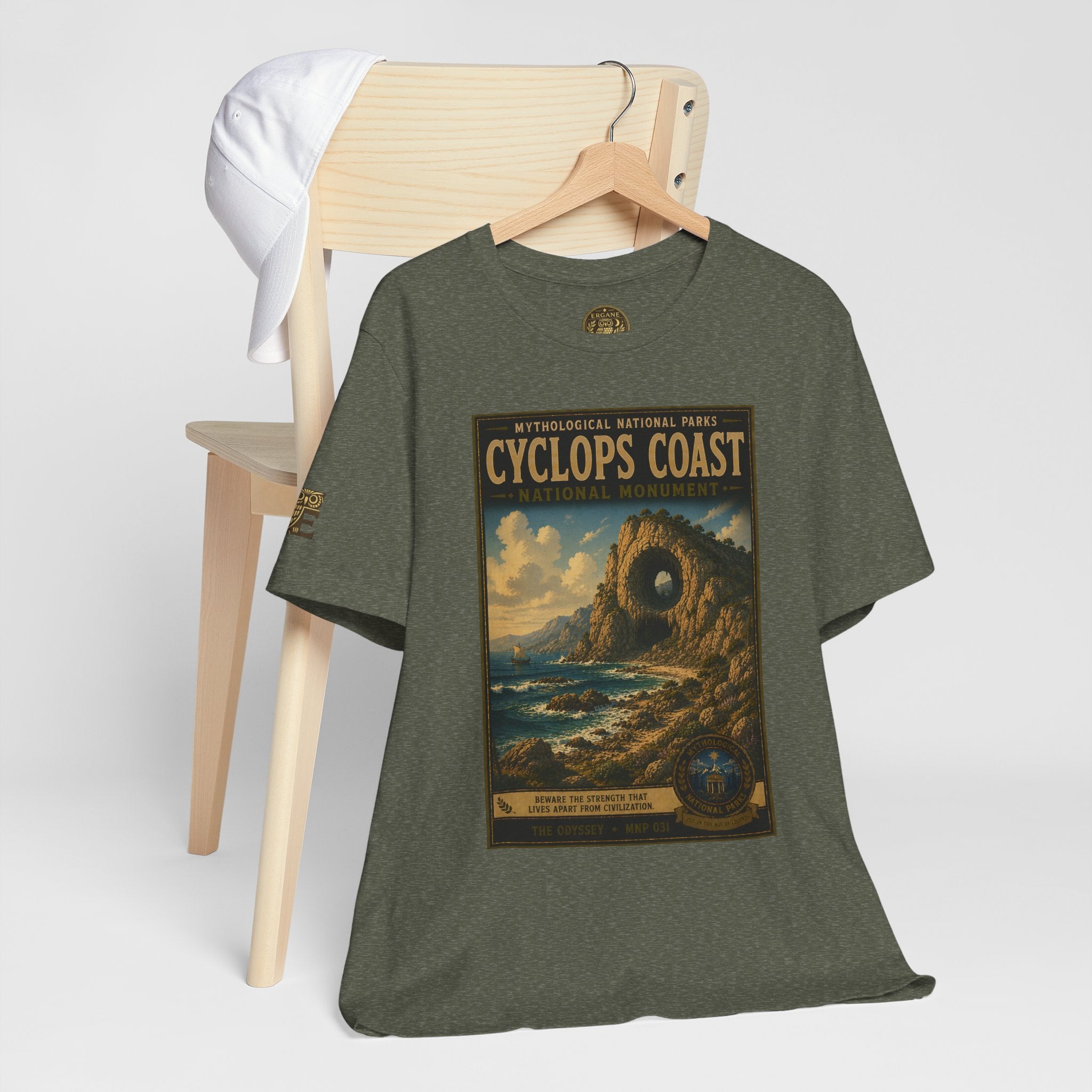 Mythological National Parks Collection IV- #031-038 - THE ODYSSEY | Vintage nature poster Tee | Mythological National Parks graphic shirt