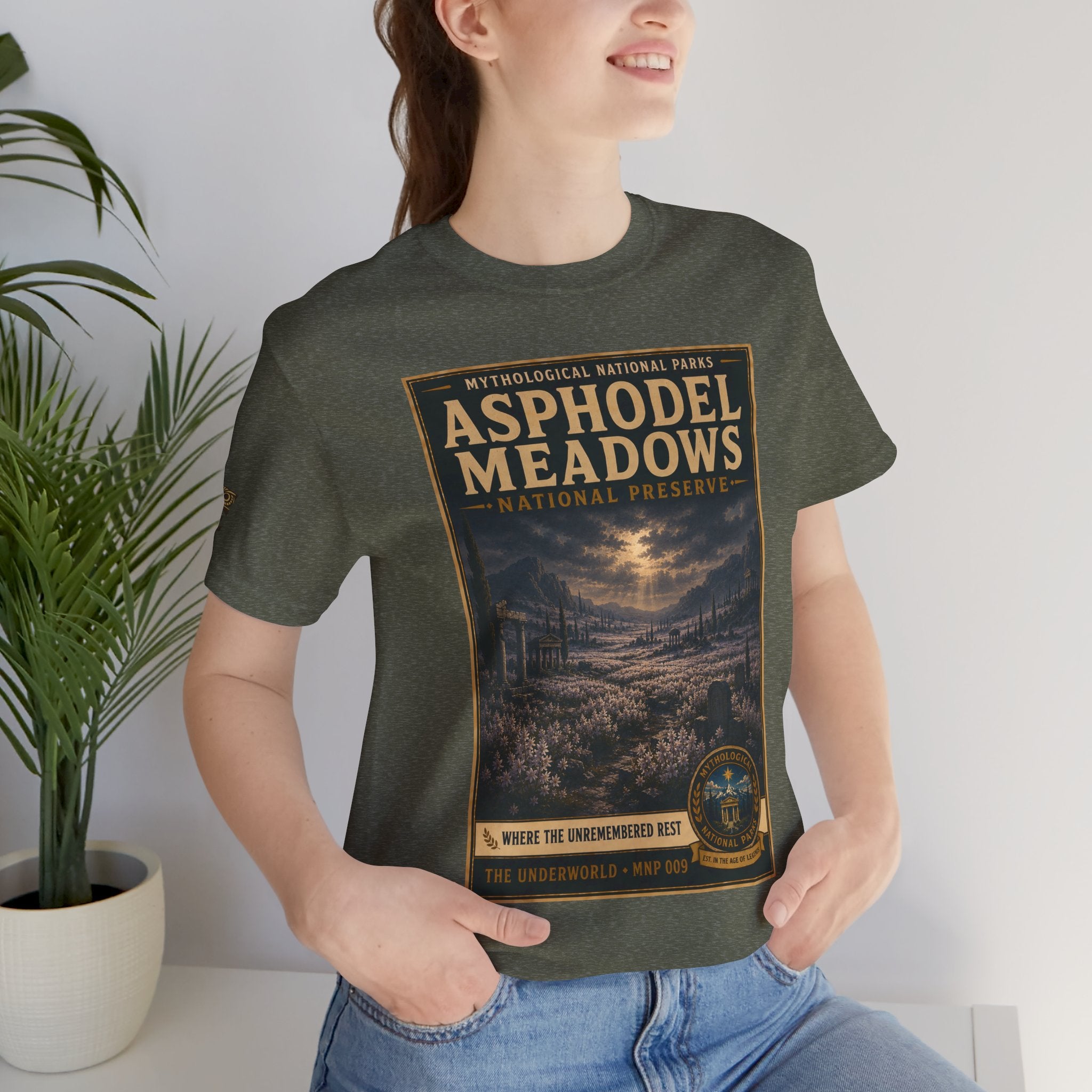 Mythological National Parks Collection II- #009-016 -The Underworld | Vintage nature poster Tee | Mythological National Parks graphic shirt