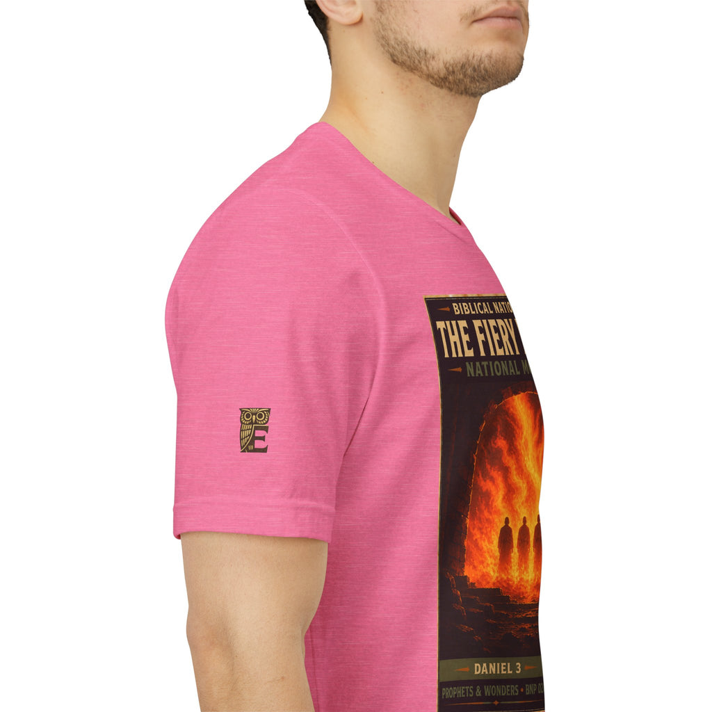 Biblical National Parks Collection V- Prophets & Wonders #028/030 Daniel 3 | Vintage nature poster Tee | Biblical national parks graphic shirt