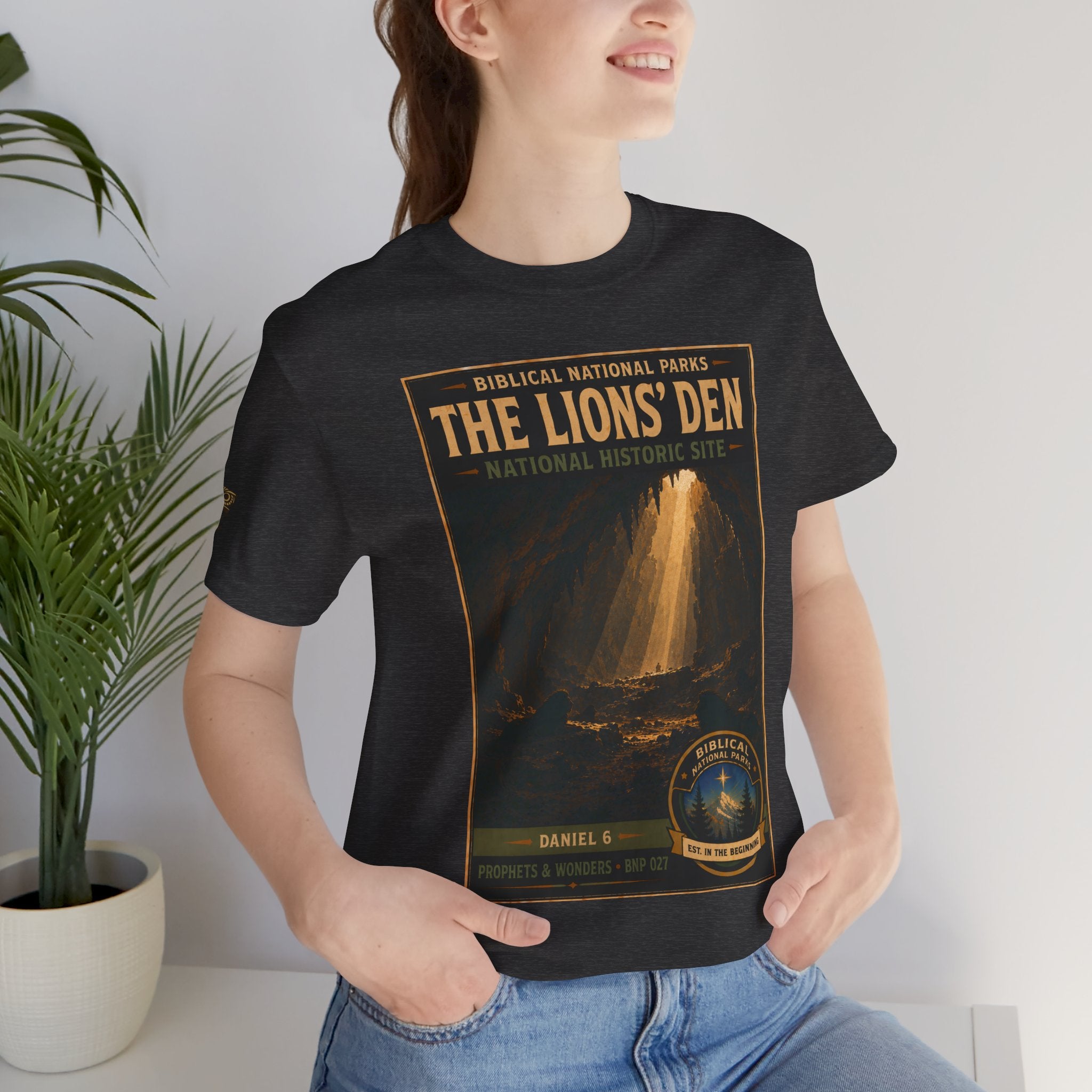 Biblical National Parks Collection V- Prophets & Wonders #027/030 Daniel 6 | Vintage nature poster Tee | Biblical national parks graphic shirt