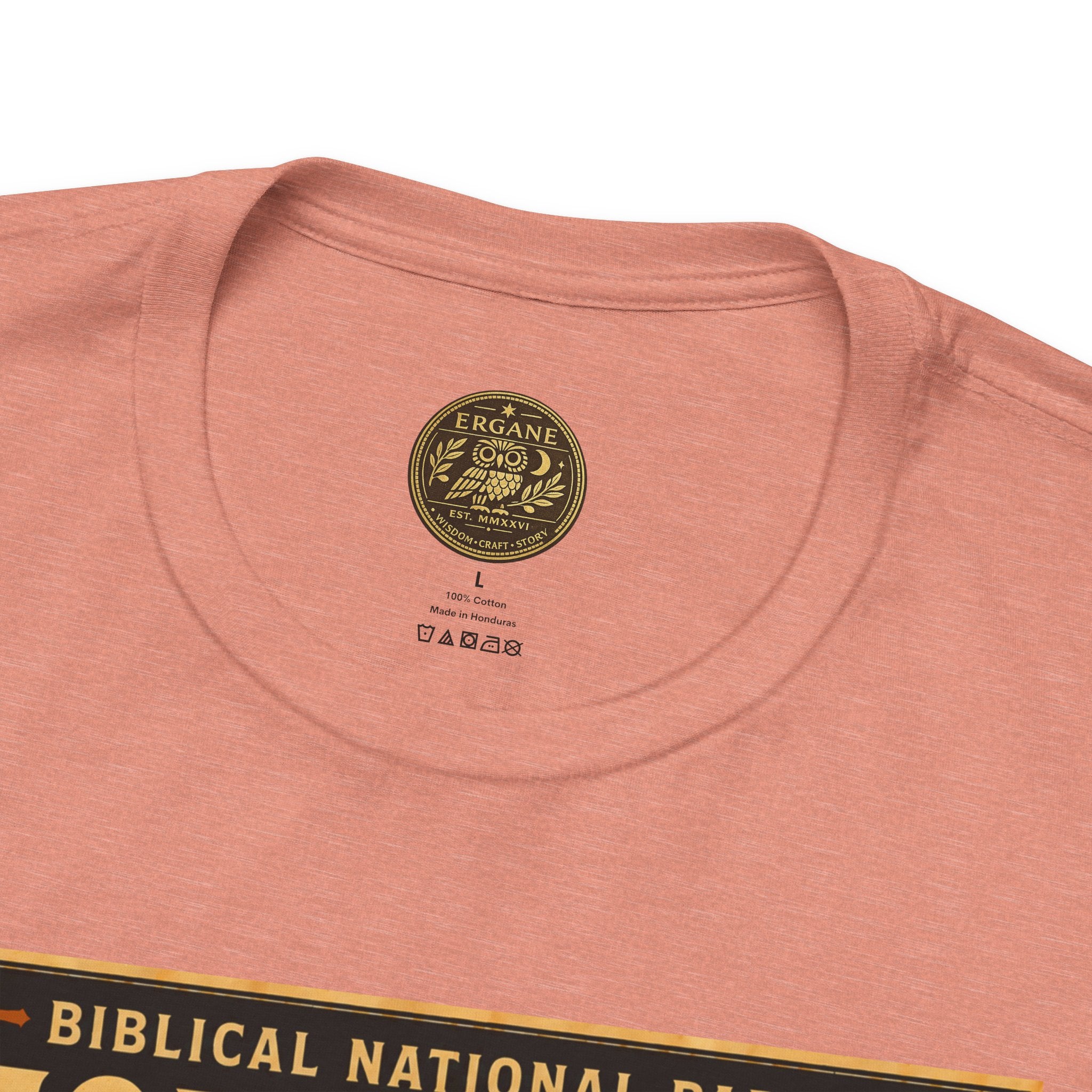 Biblical National Parks Collection III- The Promised Land #018/018 Joshua 8: 30 | Vintage nature poster Tee | Biblical national parks graphic shirt