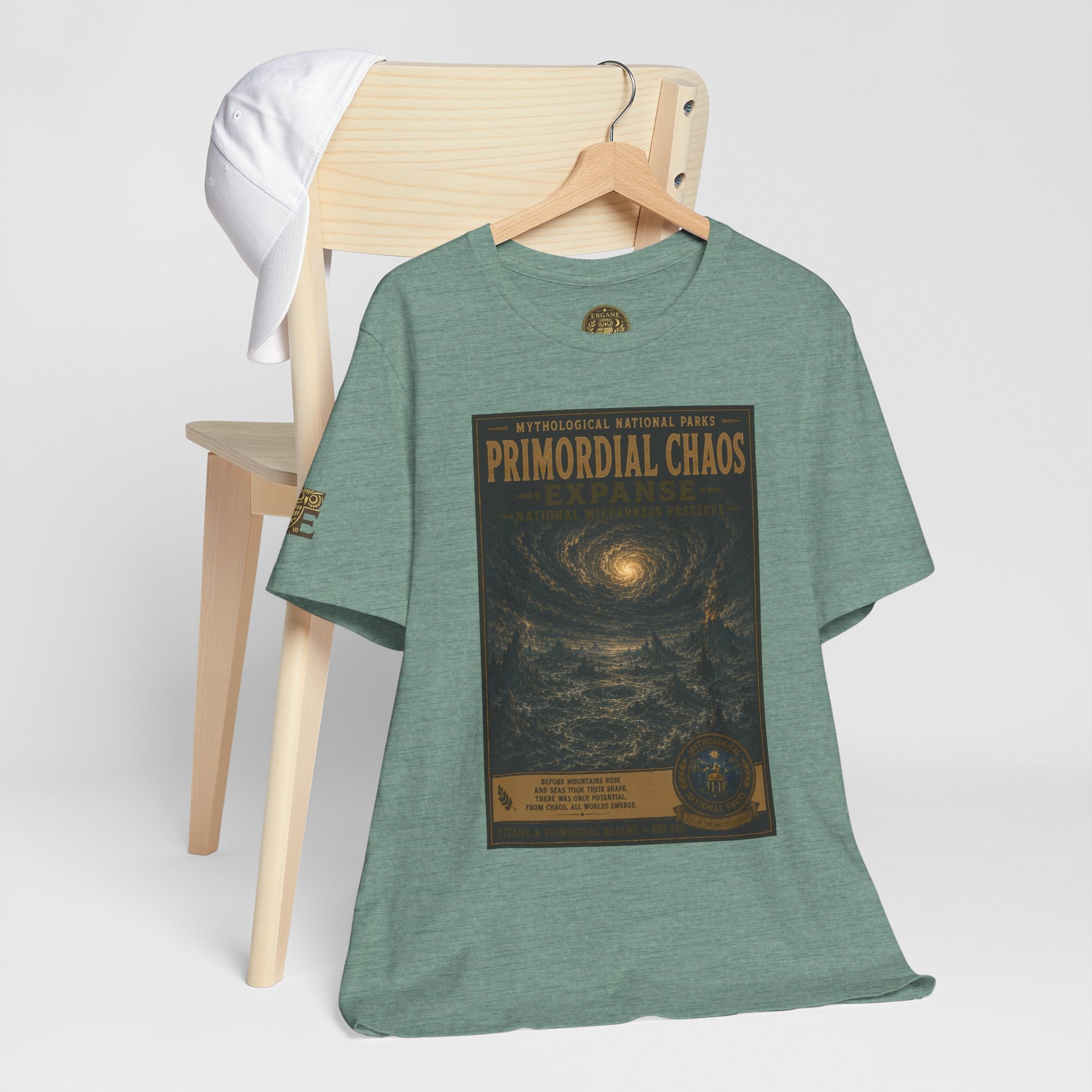 Mythological National Parks COLLECTION V- #049-050 TITANS & PRIMORDIAL REALMS | Vintage nature poster Tee | Mythological National Parks graphic shirt