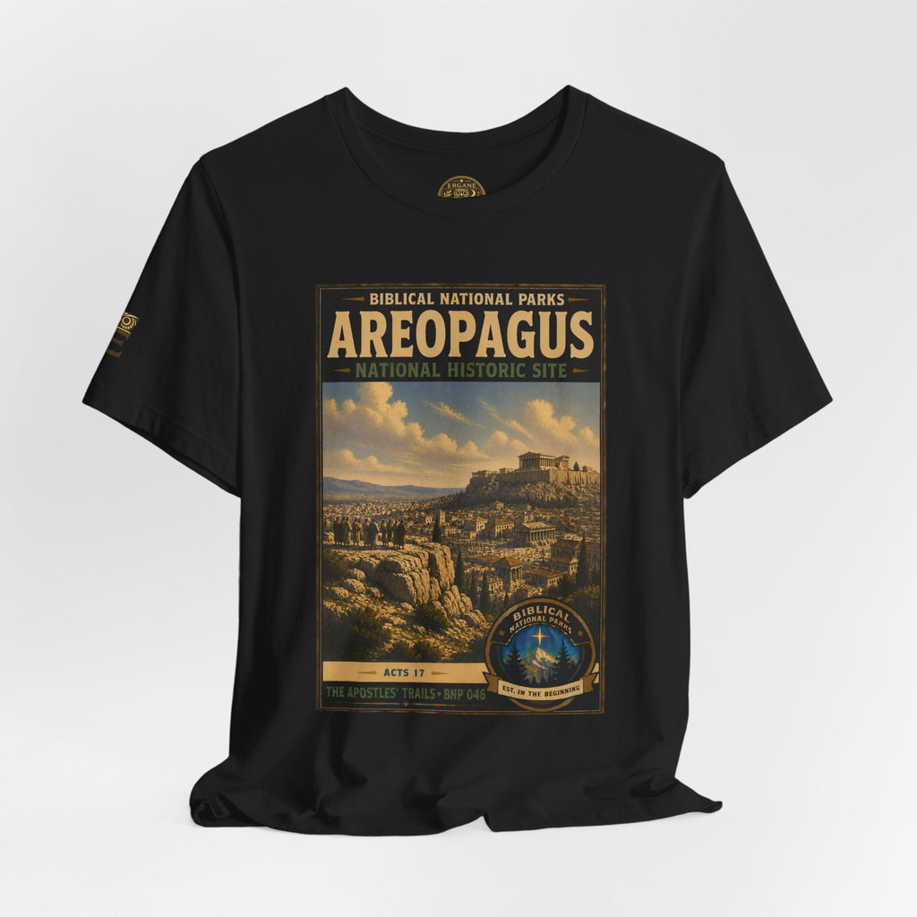 Biblical National Parks Collection VIII- The Apostles' Trails #046/049 | Acts 17 | Vintage nature poster Tee | Biblical national parks graphic shirt