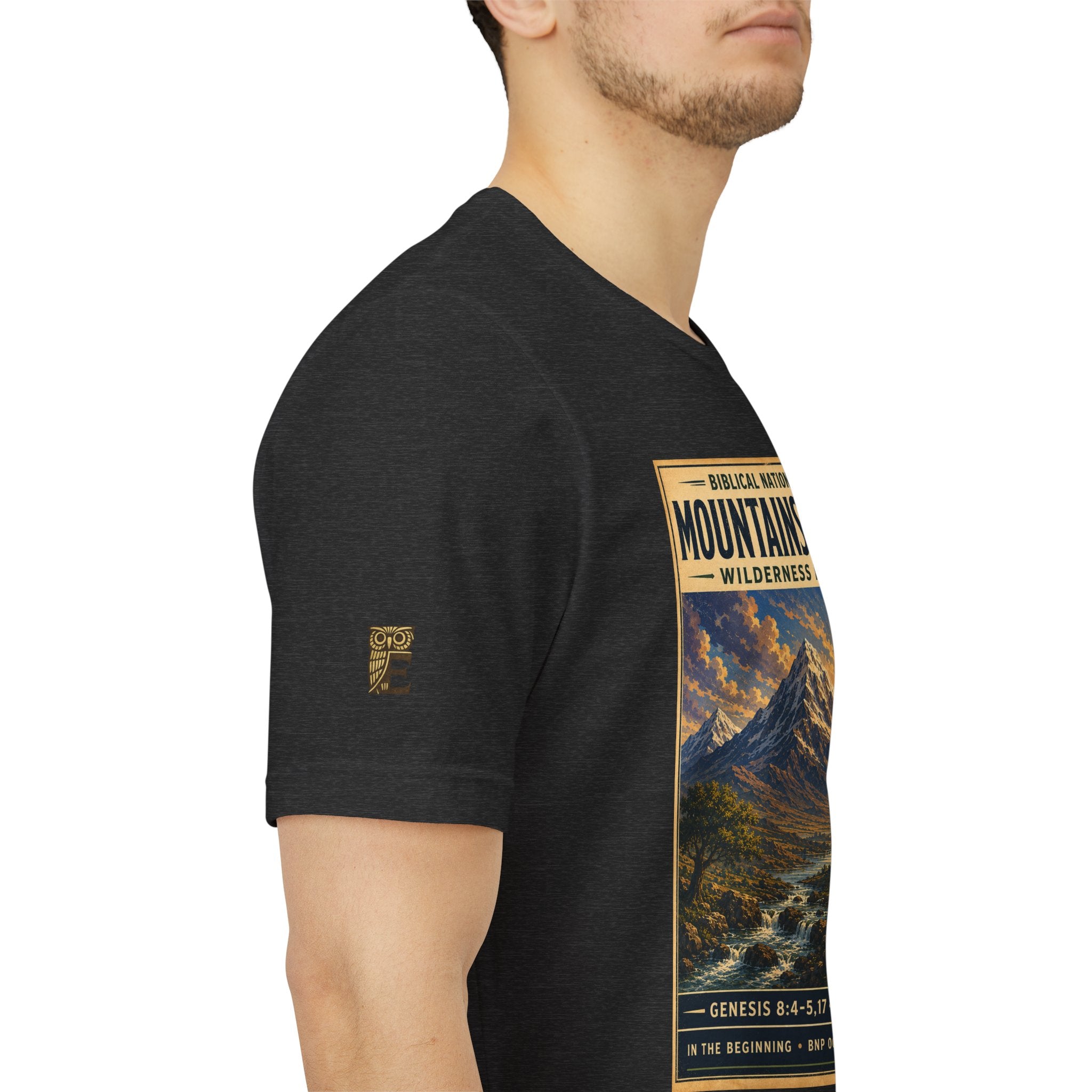 Biblical National Parks Collection I- In The Beginning #004/006 Genesis 8:4-5,17 | Vintage nature poster Tee | Biblical national parks graphic shirt