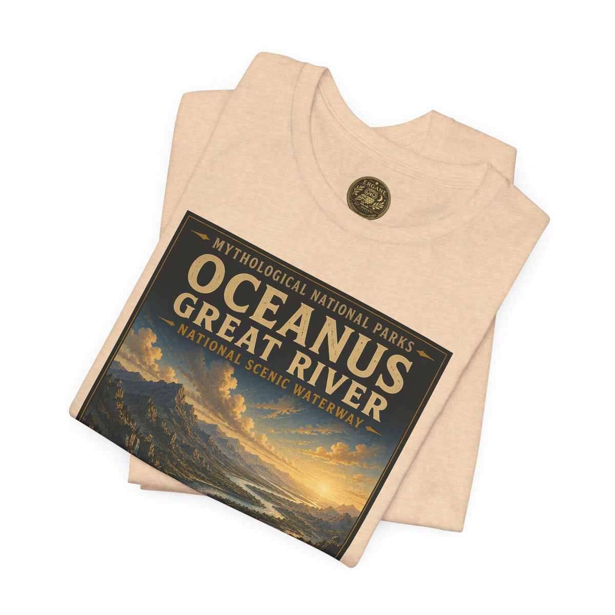 Mythological National Parks COLLECTION V- #042-050 TITANS & PRIMORDIAL REALMS | Vintage nature poster Tee | Mythological National Parks graphic shirt