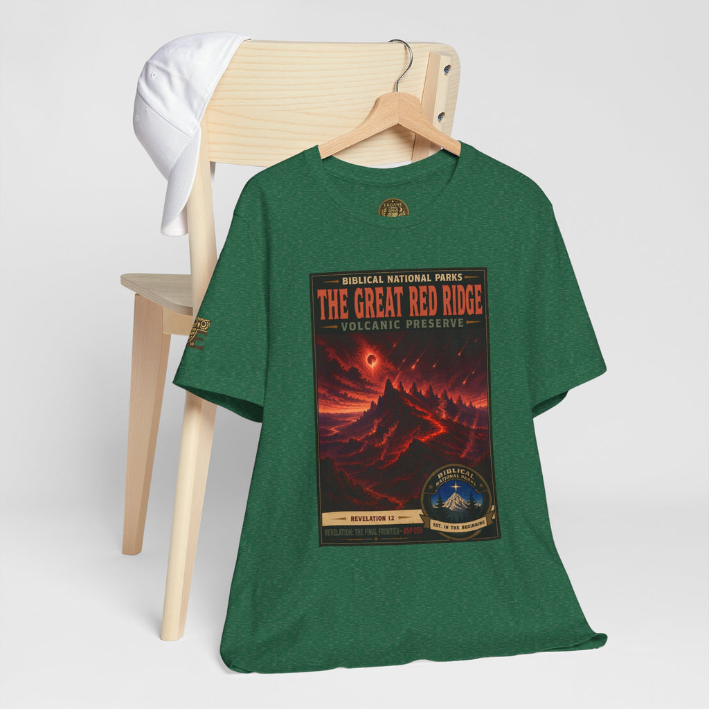 Biblical National Parks Collection X- #059/061 - Revelation: The Final Frontier | Revelation 12 | Vintage nature poster Tee | Biblical national parks graphic shirt