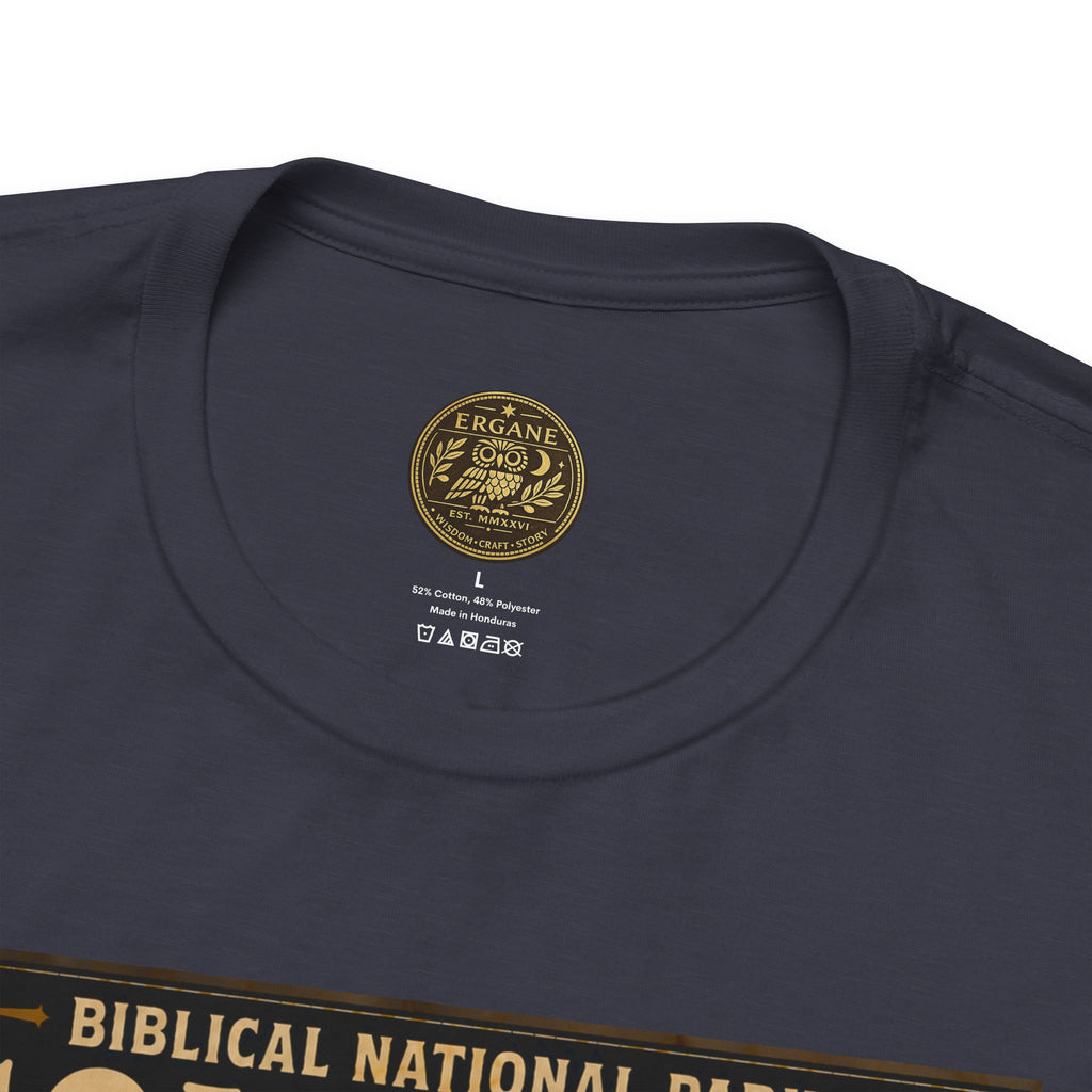 Biblical National Parks Collection VII- The Holy Week #039/041 | Matthew 27 - John 19 | Vintage nature poster Tee | Biblical national parks graphic shirt