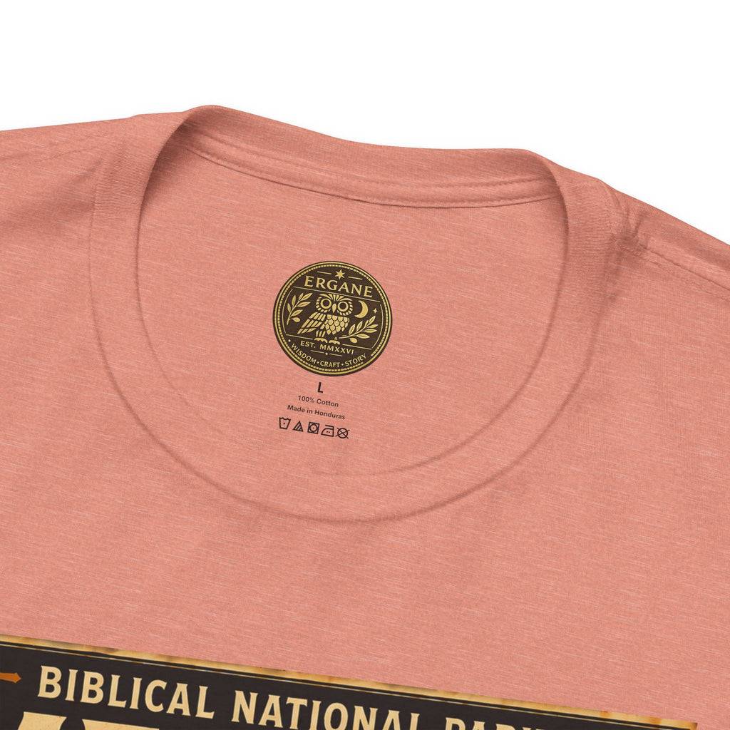 Biblical National Parks Collection II- The Exodus Trail #012/013 Exodus 17: 1-7 | Vintage nature poster Tee | Biblical national parks graphic shirt