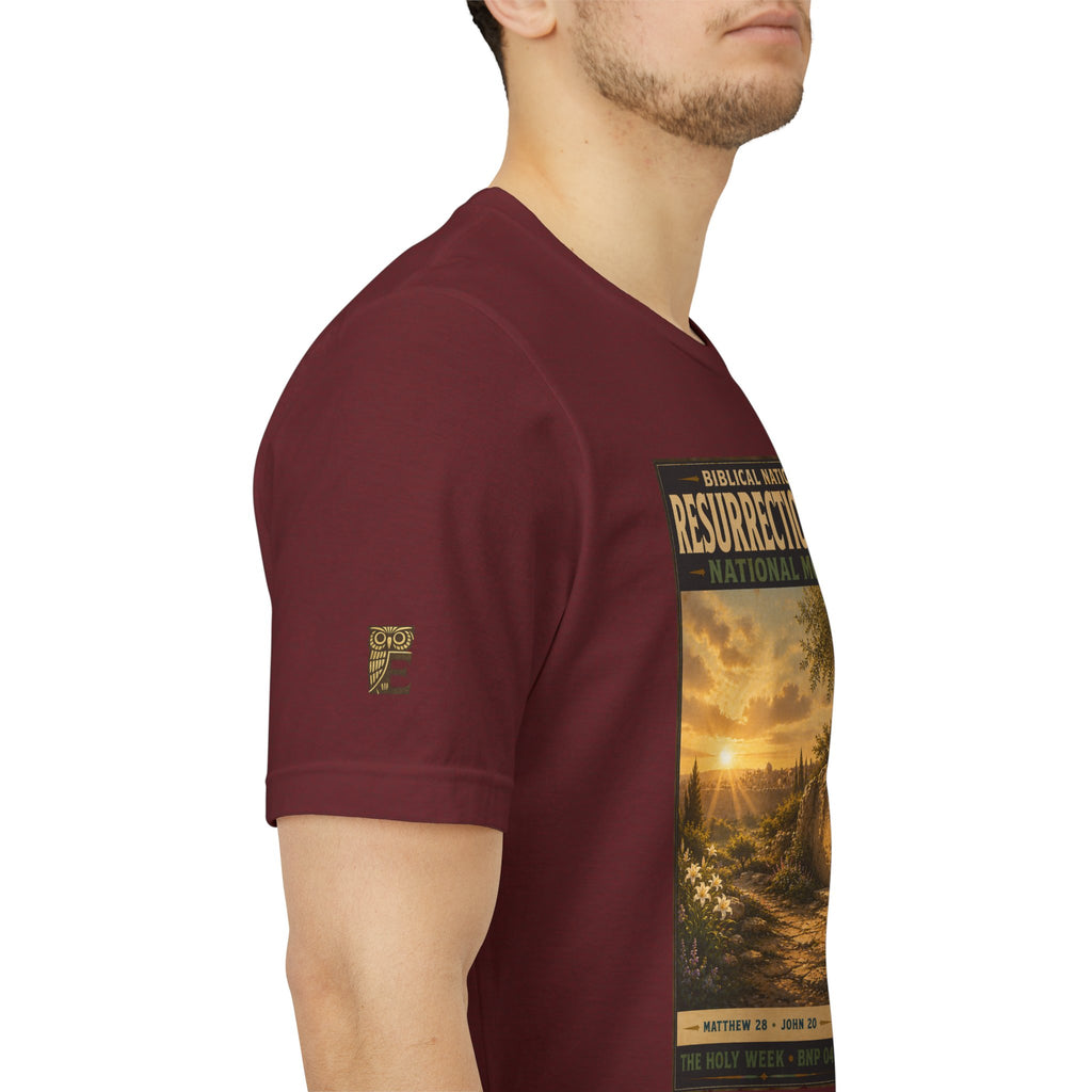 Biblical National Parks Collection VII- The Holy Week #041/041 | Matthew 28 - John 20 | Vintage nature poster Tee | Biblical national parks graphic shirt