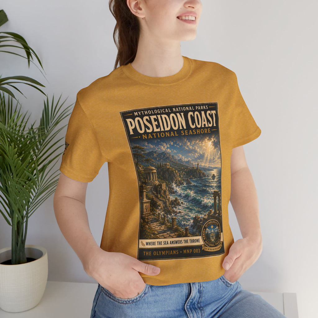 Mythological National Parks Collection I- #003-007 - The Olympians | Vintage nature poster Tee | Mythological National Parks graphic shirt