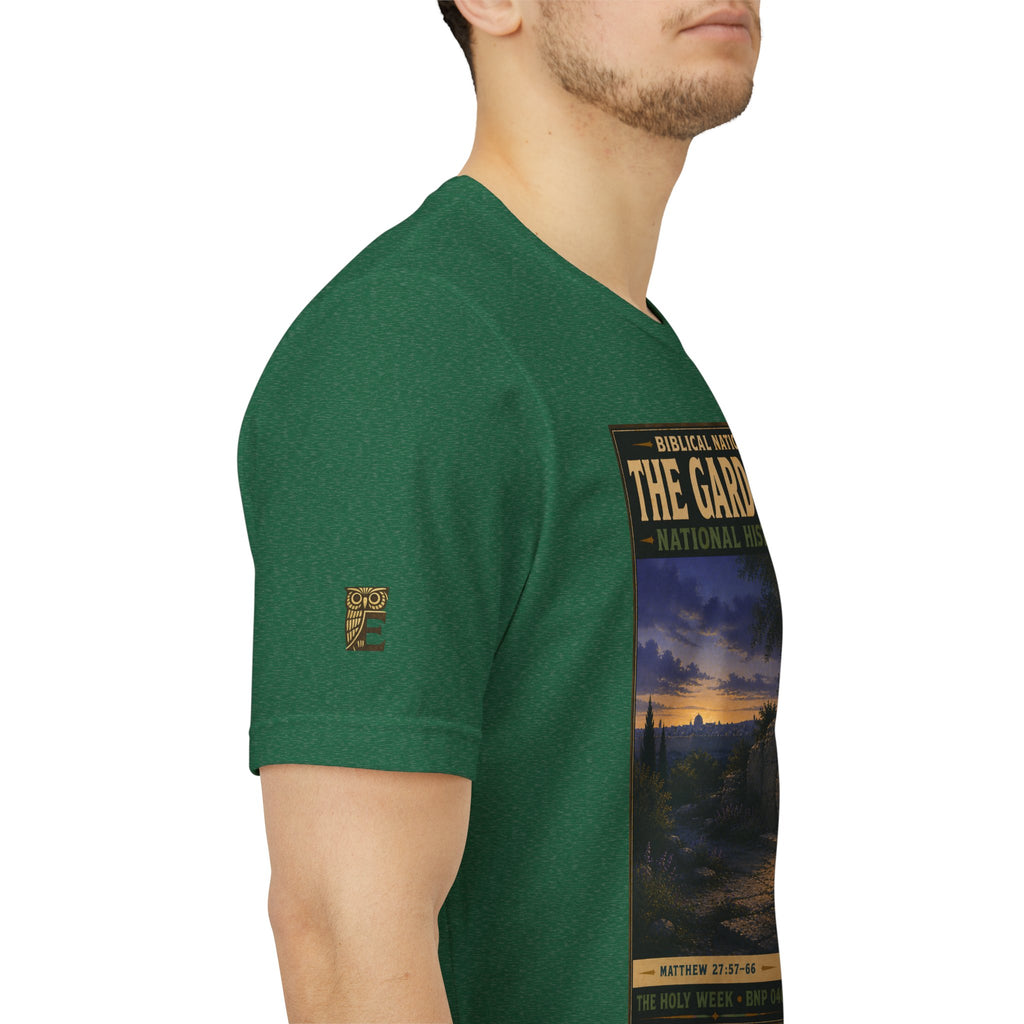 Biblical National Parks Collection VII- The Holy Week #040/041 | Matthew 27: 55-66 | Vintage nature poster Tee | Biblical national parks graphic shirt