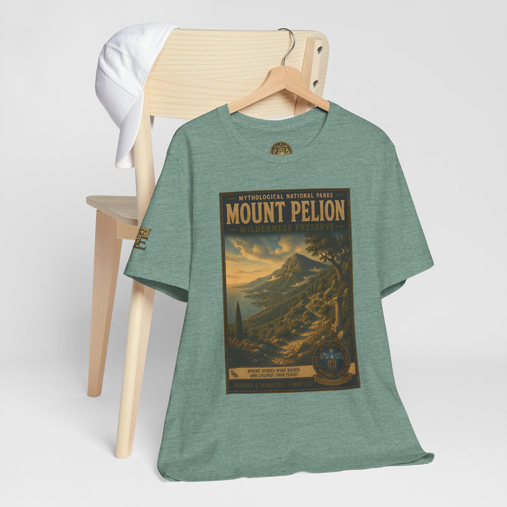Mythological National Parks Collection III- #027-028 - Heros & Monsters | Vintage nature poster Tee | Mythological National Parks graphic shirt