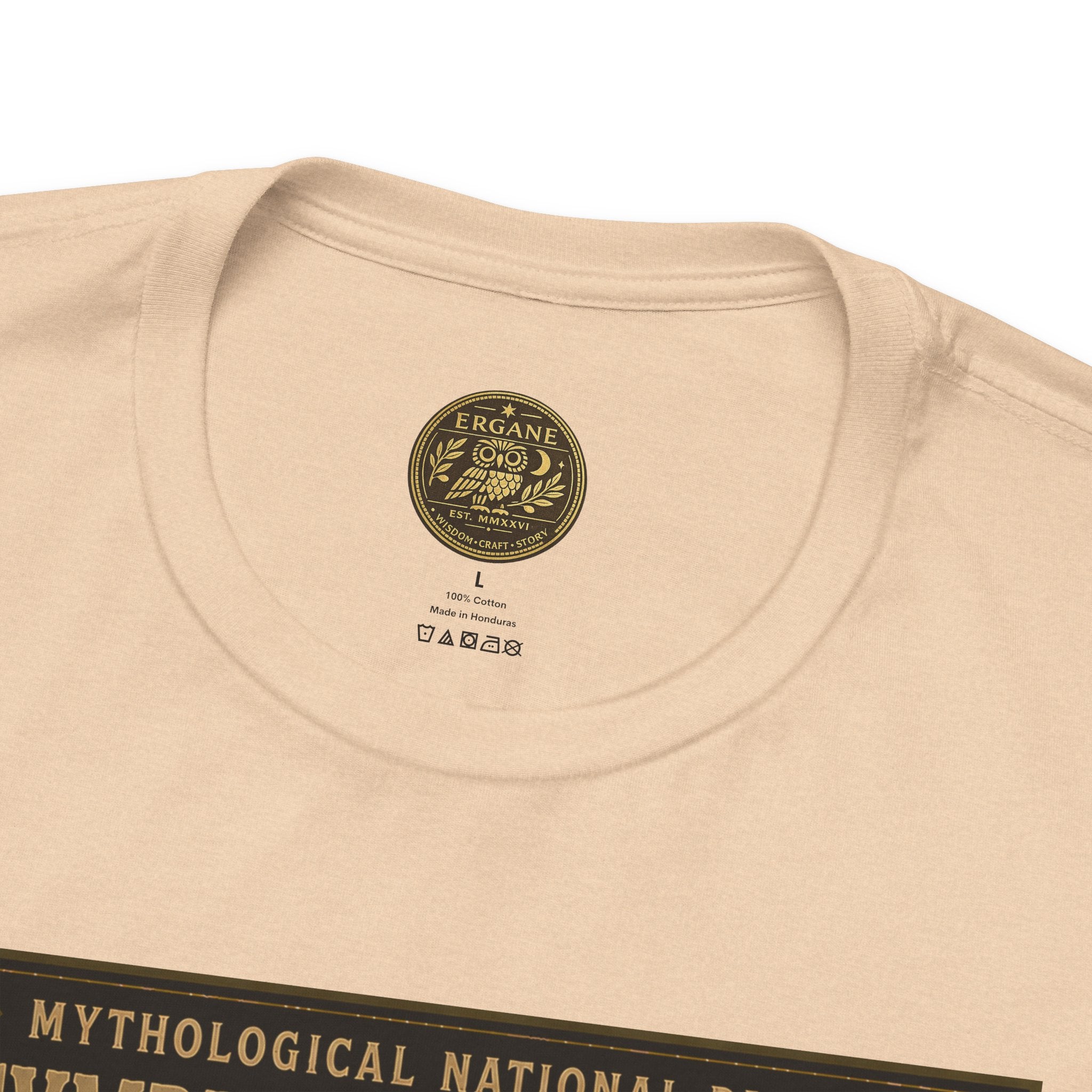 Mythological National Parks Collection III- #022-028 - Heros & Monsters | Vintage nature poster Tee | Mythological National Parks graphic shirt