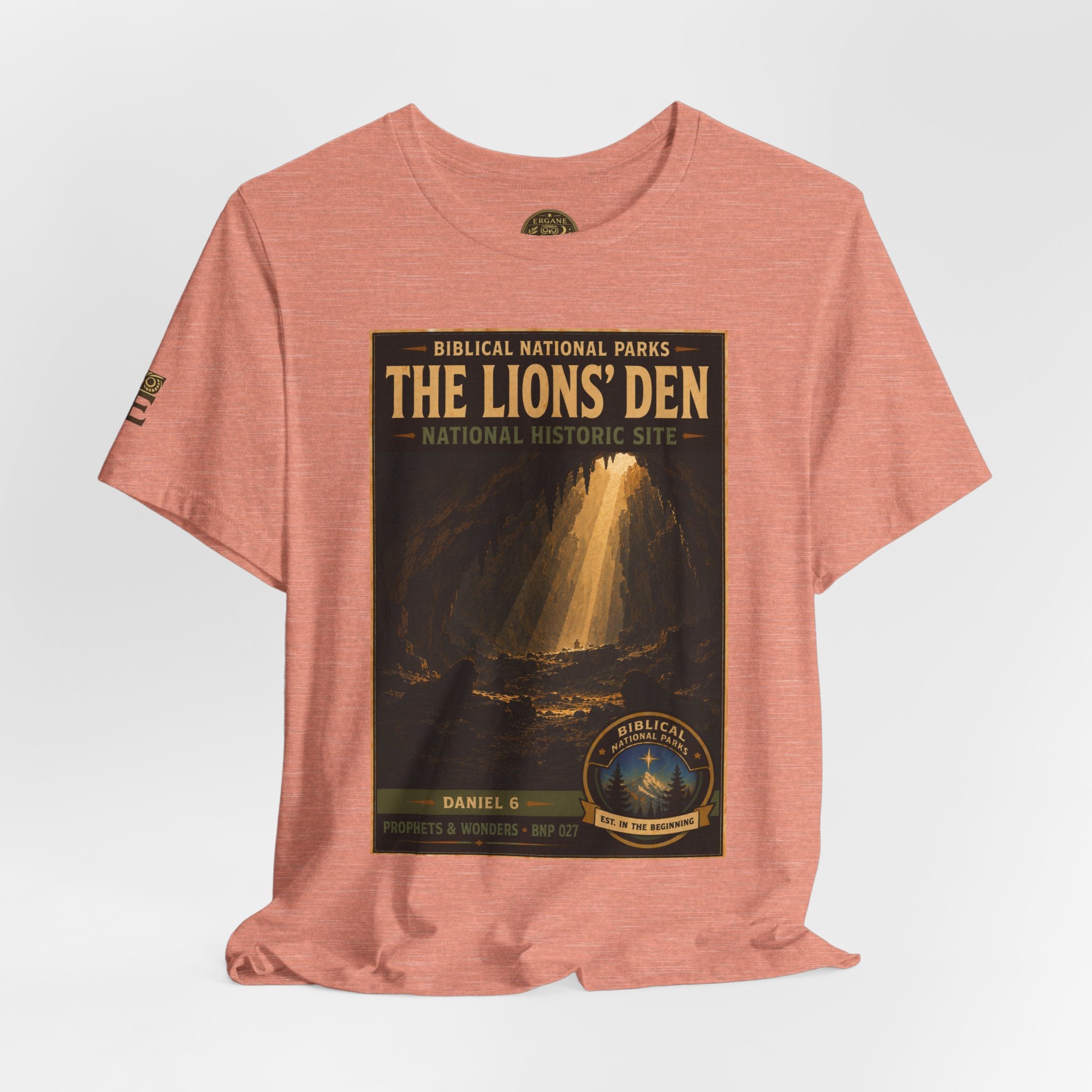 Biblical National Parks Collection V- Prophets & Wonders #027/030 Daniel 6 | Vintage nature poster Tee | Biblical national parks graphic shirt