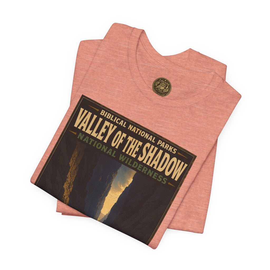 Biblical National Parks Collection IX- #052/054 -Psalms & Sacred Landscapes | Psalm 23:4 | Vintage nature poster Tee | Biblical national parks graphic shirt