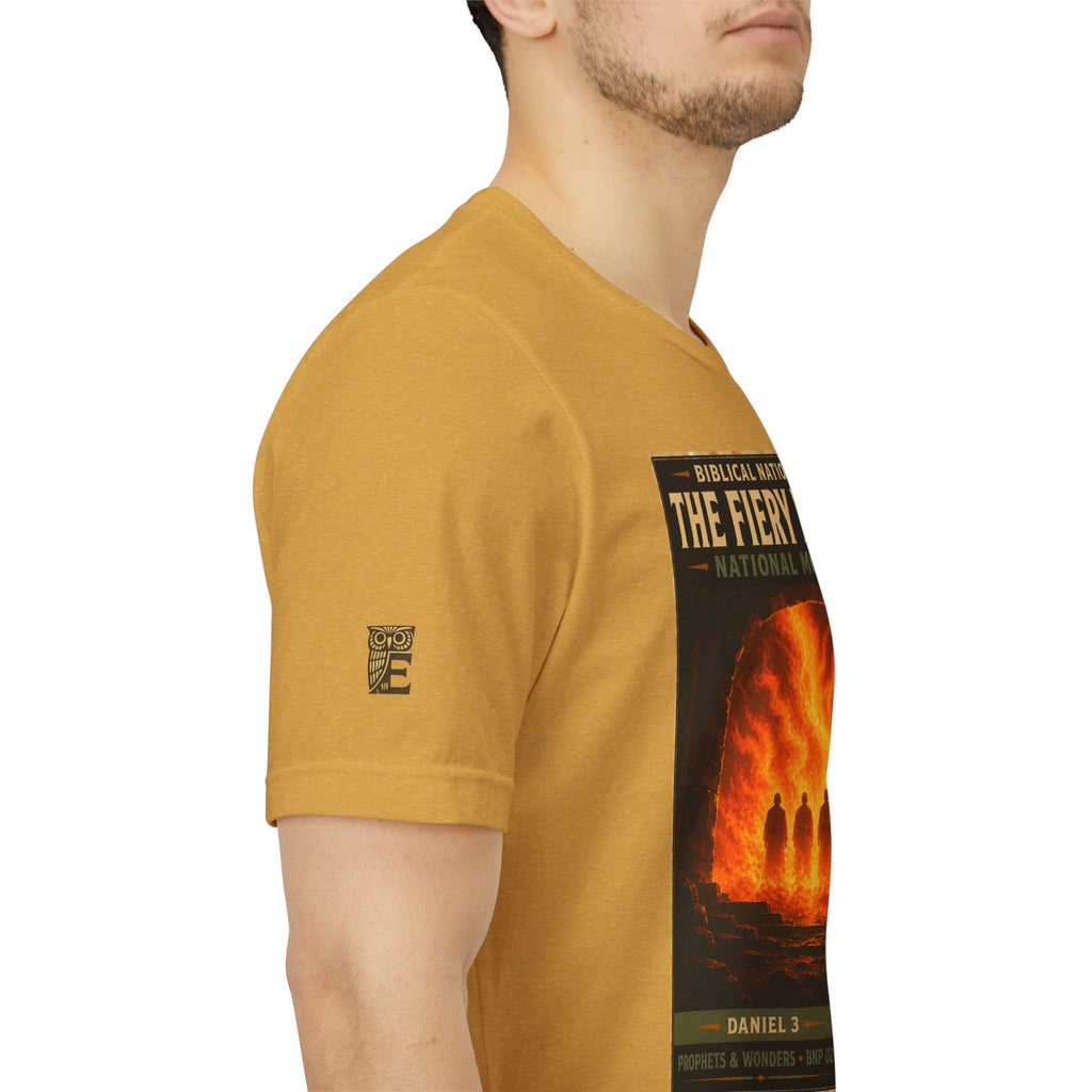 Biblical National Parks Collection V- Prophets & Wonders #028/030 Daniel 3 | Vintage nature poster Tee | Biblical national parks graphic shirt