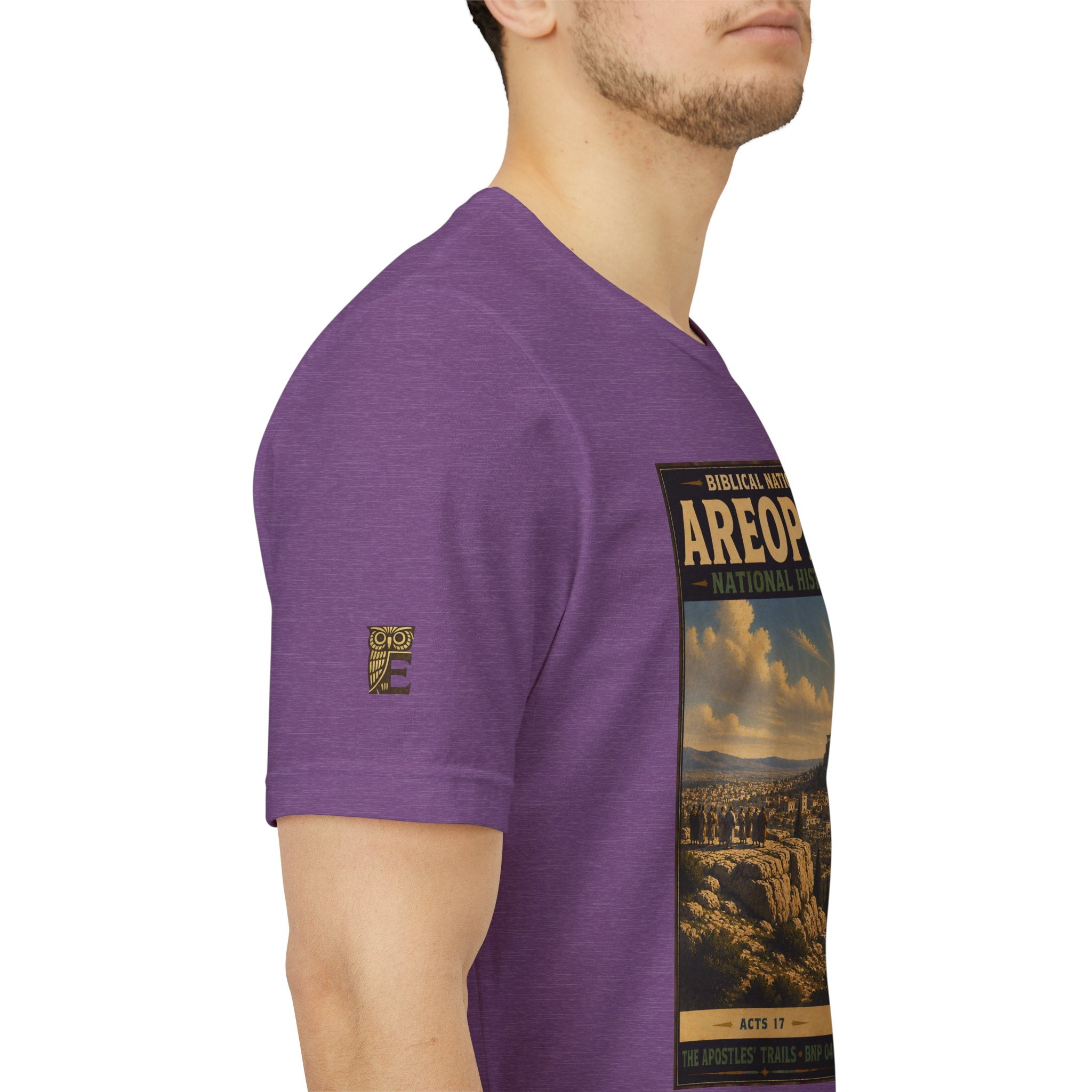 Biblical National Parks Collection VIII- The Apostles' Trails #046/049 | Acts 17 | Vintage nature poster Tee | Biblical national parks graphic shirt