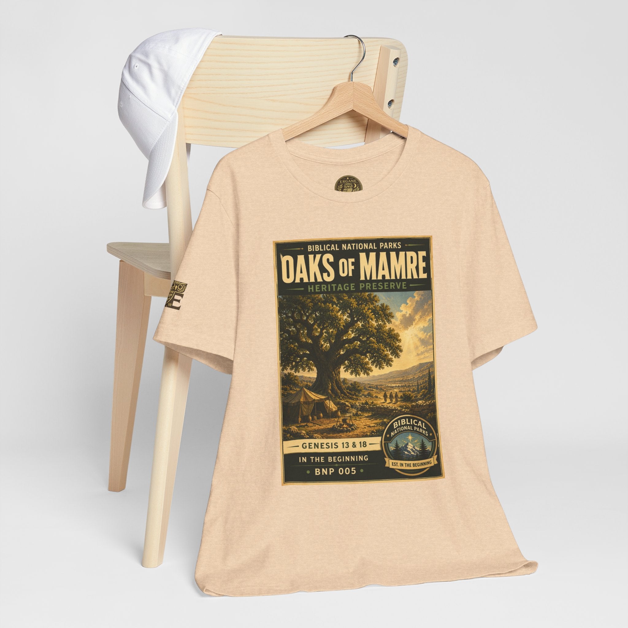 Biblical National Parks Collection I- In The Beginning #005/006 Genesis 13 & 18 | Vintage nature poster Tee | Biblical national parks graphic shirt