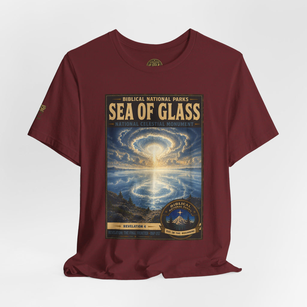 Biblical National Parks Collection X- #057/061 - Revelation: The Final Frontier | Revelation 4 | Vintage nature poster Tee | Biblical national parks graphic shirt