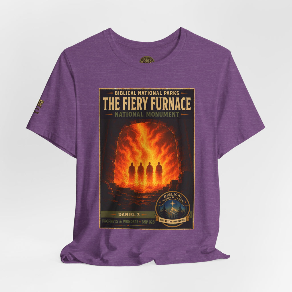 Biblical National Parks Collection V- Prophets & Wonders #028/030 Daniel 3 | Vintage nature poster Tee | Biblical national parks graphic shirt