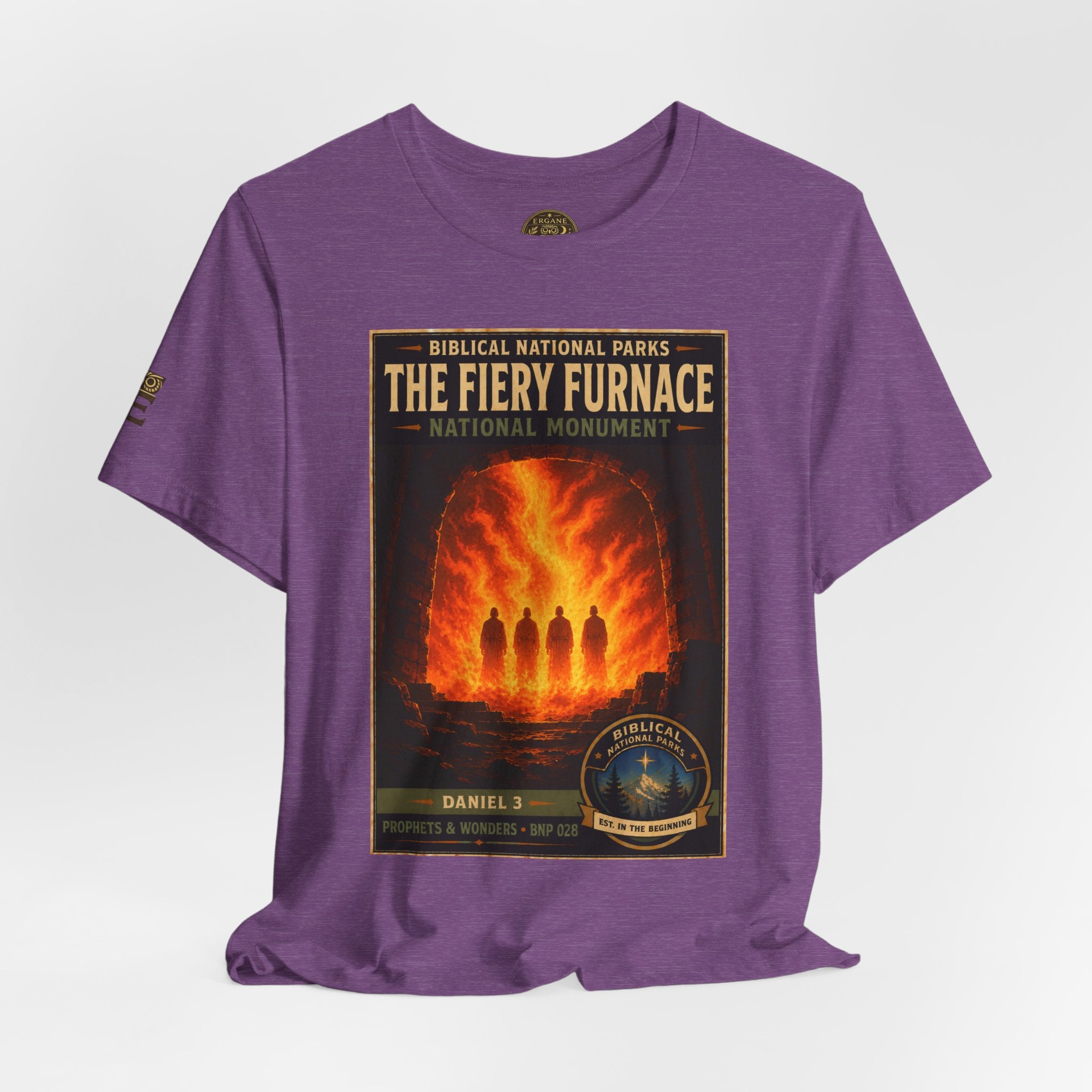 Biblical National Parks Collection V- Prophets & Wonders #028/030 Daniel 3 | Vintage nature poster Tee | Biblical national parks graphic shirt