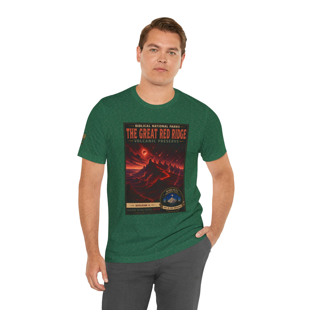 Biblical National Parks Collection X- #059/061 - Revelation: The Final Frontier | Revelation 12 | Vintage nature poster Tee | Biblical national parks graphic shirt