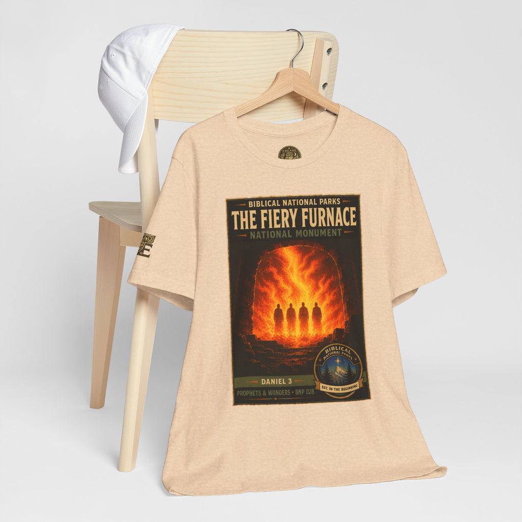 Biblical National Parks Collection V- Prophets & Wonders #028/030 Daniel 3 | Vintage nature poster Tee | Biblical national parks graphic shirt