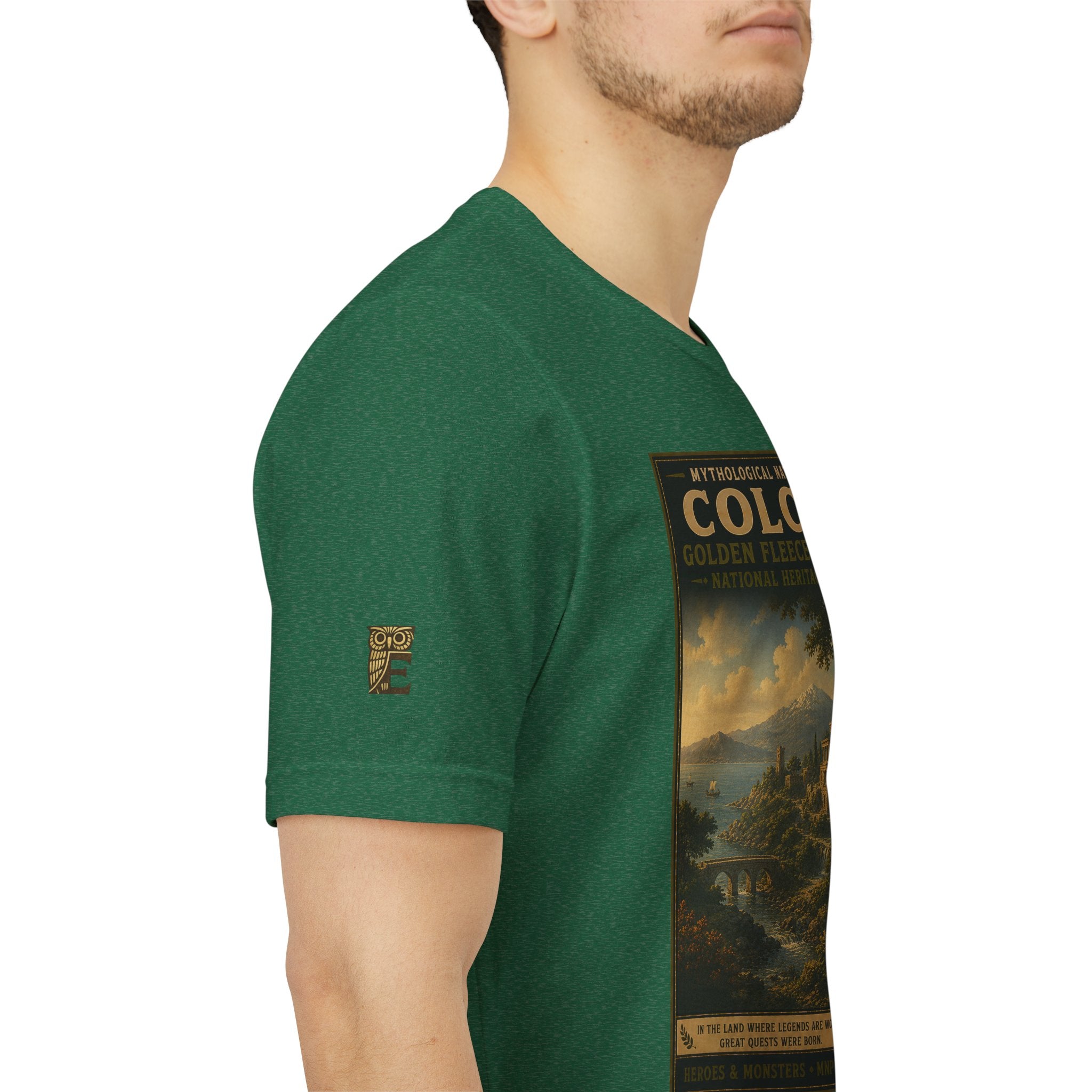 Mythological National Parks Collection III- #026-028 - Heros & Monsters | Vintage nature poster Tee | Mythological National Parks graphic shirt