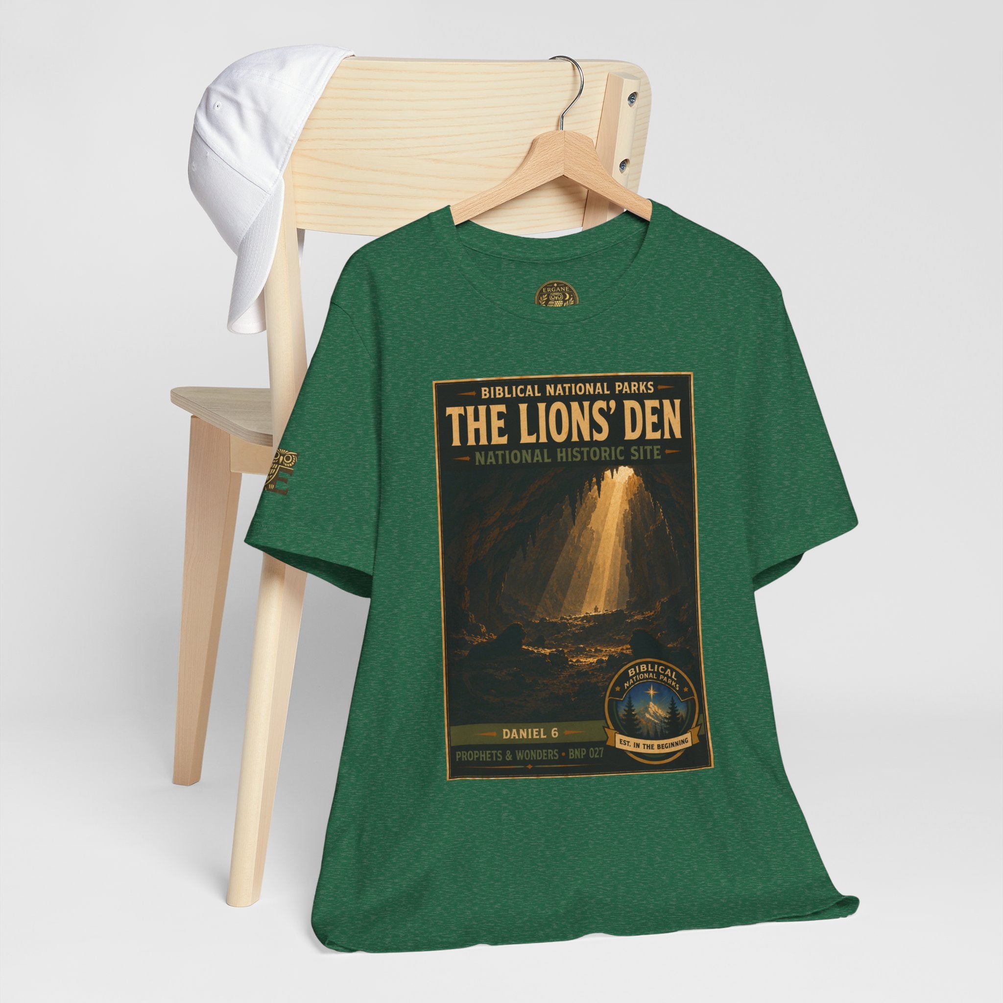 Biblical National Parks Collection V- Prophets & Wonders #027/030 Daniel 6 | Vintage nature poster Tee | Biblical national parks graphic shirt