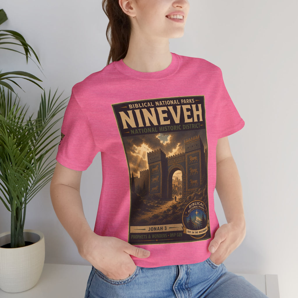 Biblical National Parks Collection V- Prophets & Wonders #029/030 Jonah 3 | Vintage nature poster Tee | Biblical national parks graphic shirt